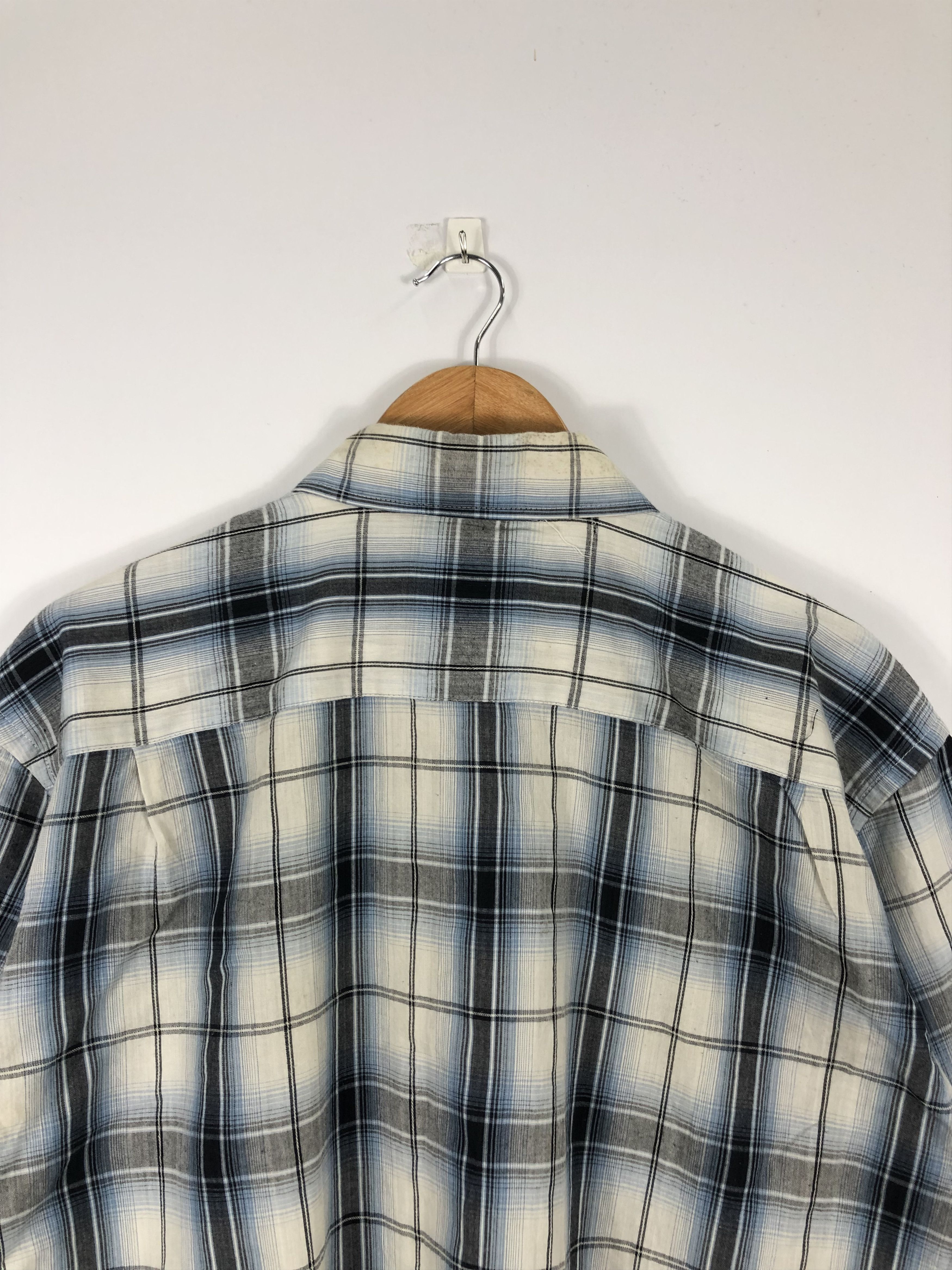 Japanese Brand × Vintage Vintage Shadow Plaid Shirt J0481 Size US L / EU 52-54 / 3 - 4 Thumbnail