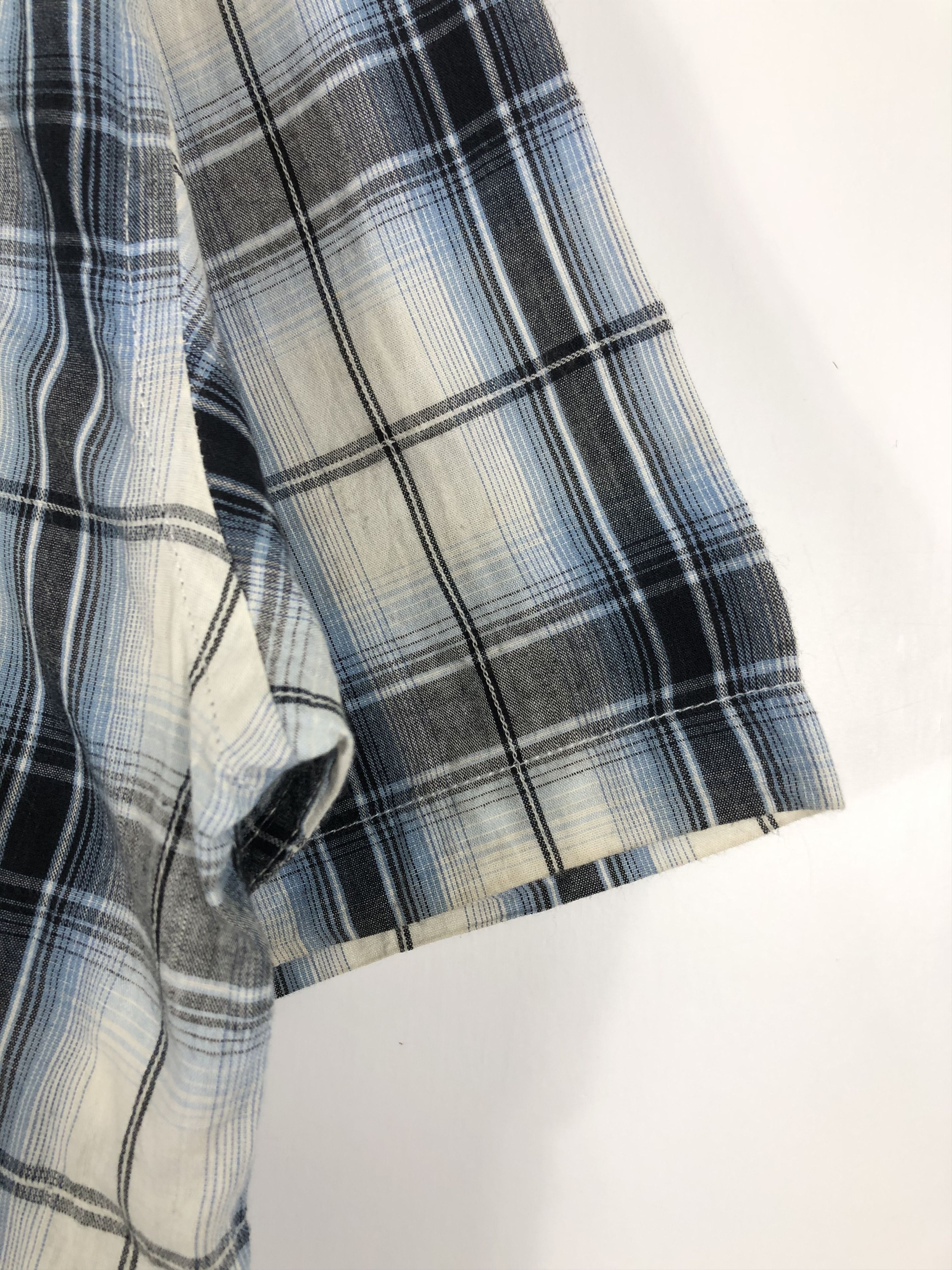 Japanese Brand × Vintage Vintage Shadow Plaid Shirt J0481 Size US L / EU 52-54 / 3 - 7 Thumbnail