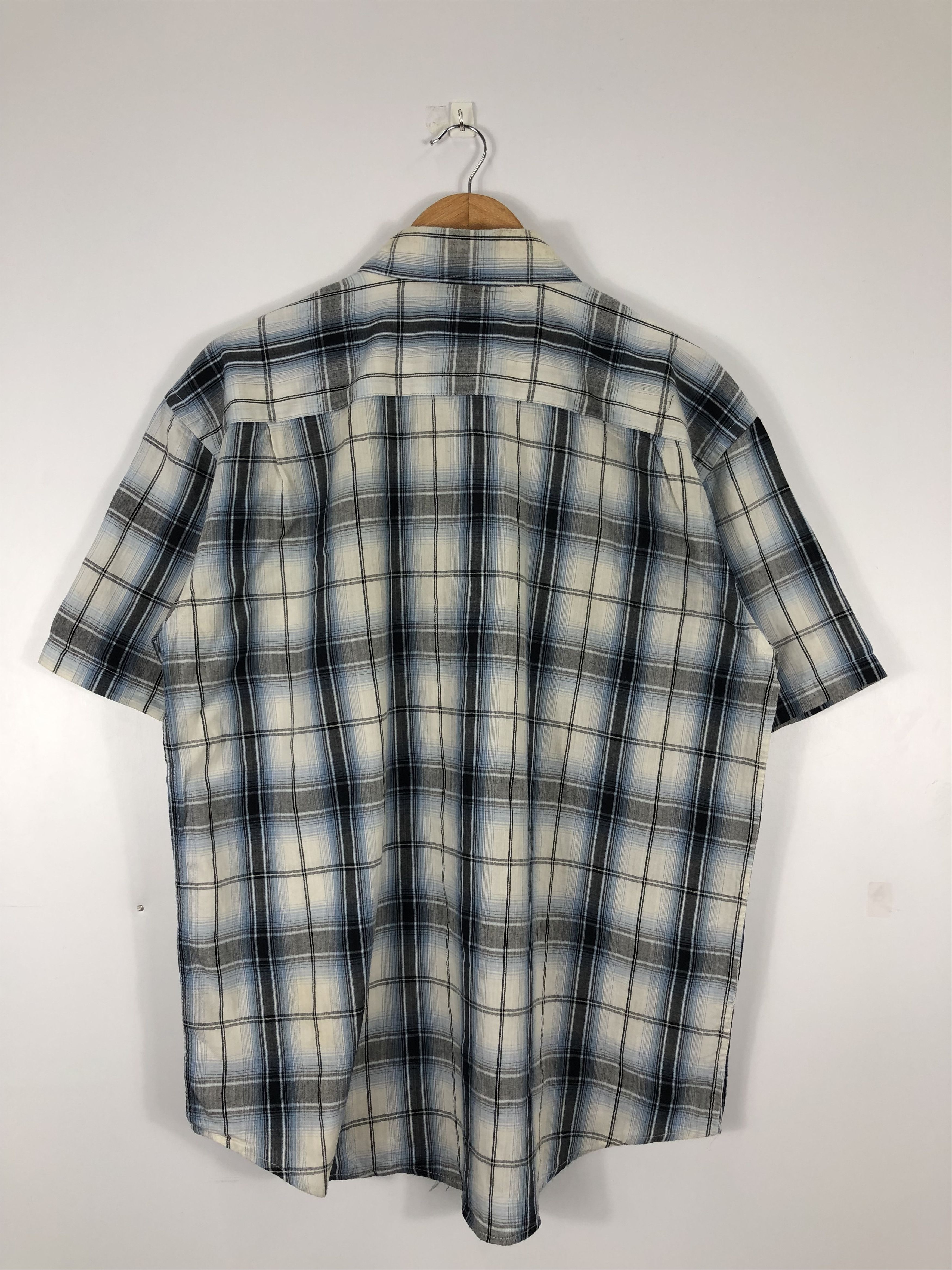 Japanese Brand × Vintage Vintage Shadow Plaid Shirt J0481 Size US L / EU 52-54 / 3 - 3 Thumbnail