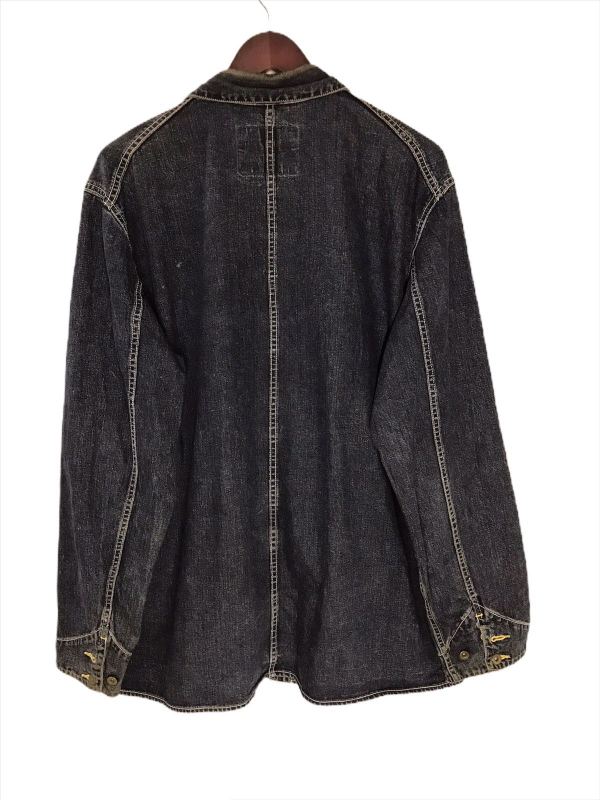 Indigo × Japanese Brand Vintage Japanese Brand Chore Unbranded Jacket Denim Size US L / EU 52-54 / 3 - 4 Thumbnail