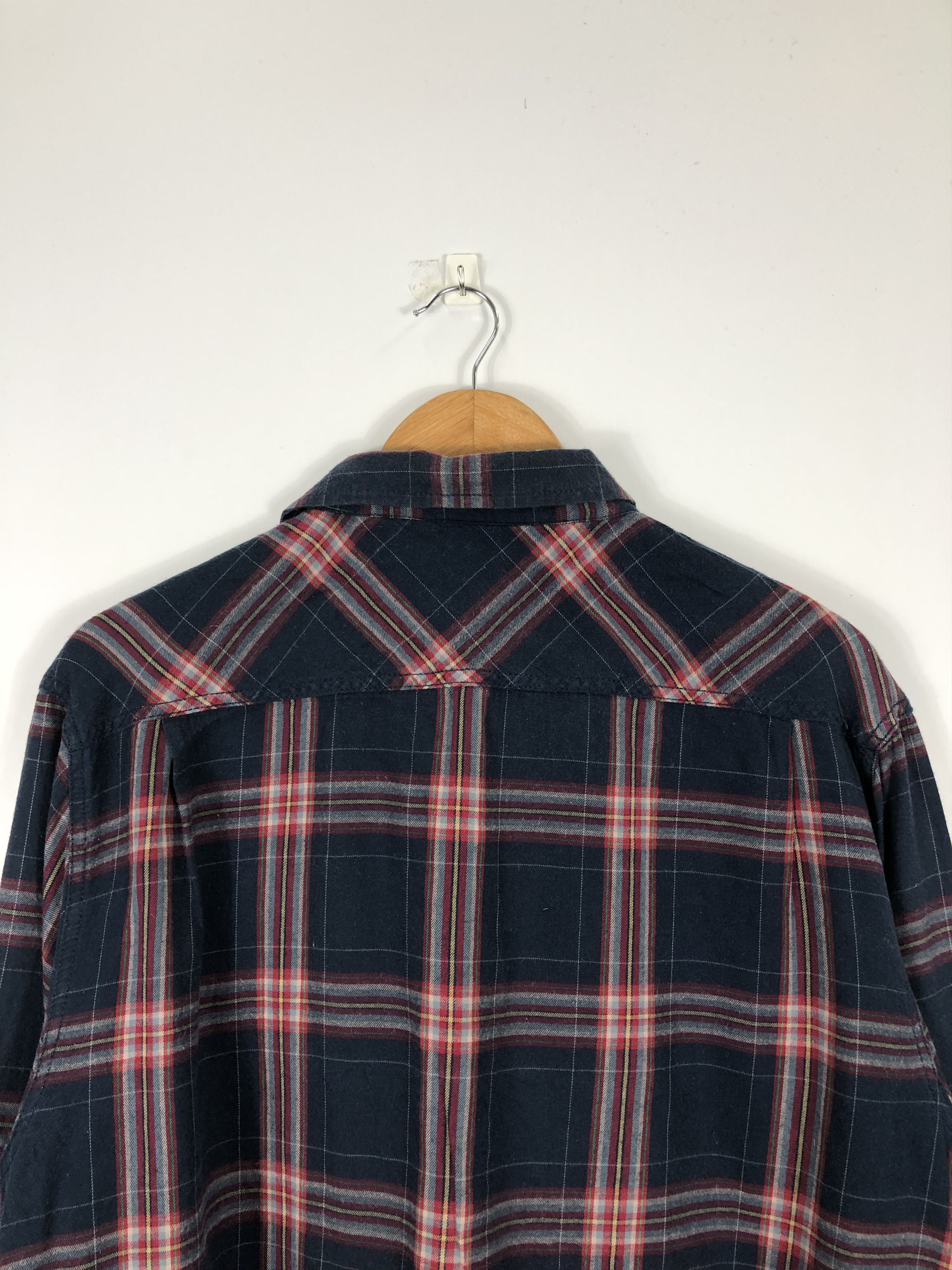 Flannel × Vintage Vintage Lee Cooper Flannel Wool Shirt J0483 Size US XXL / EU 58 / 5 - 4 Thumbnail
