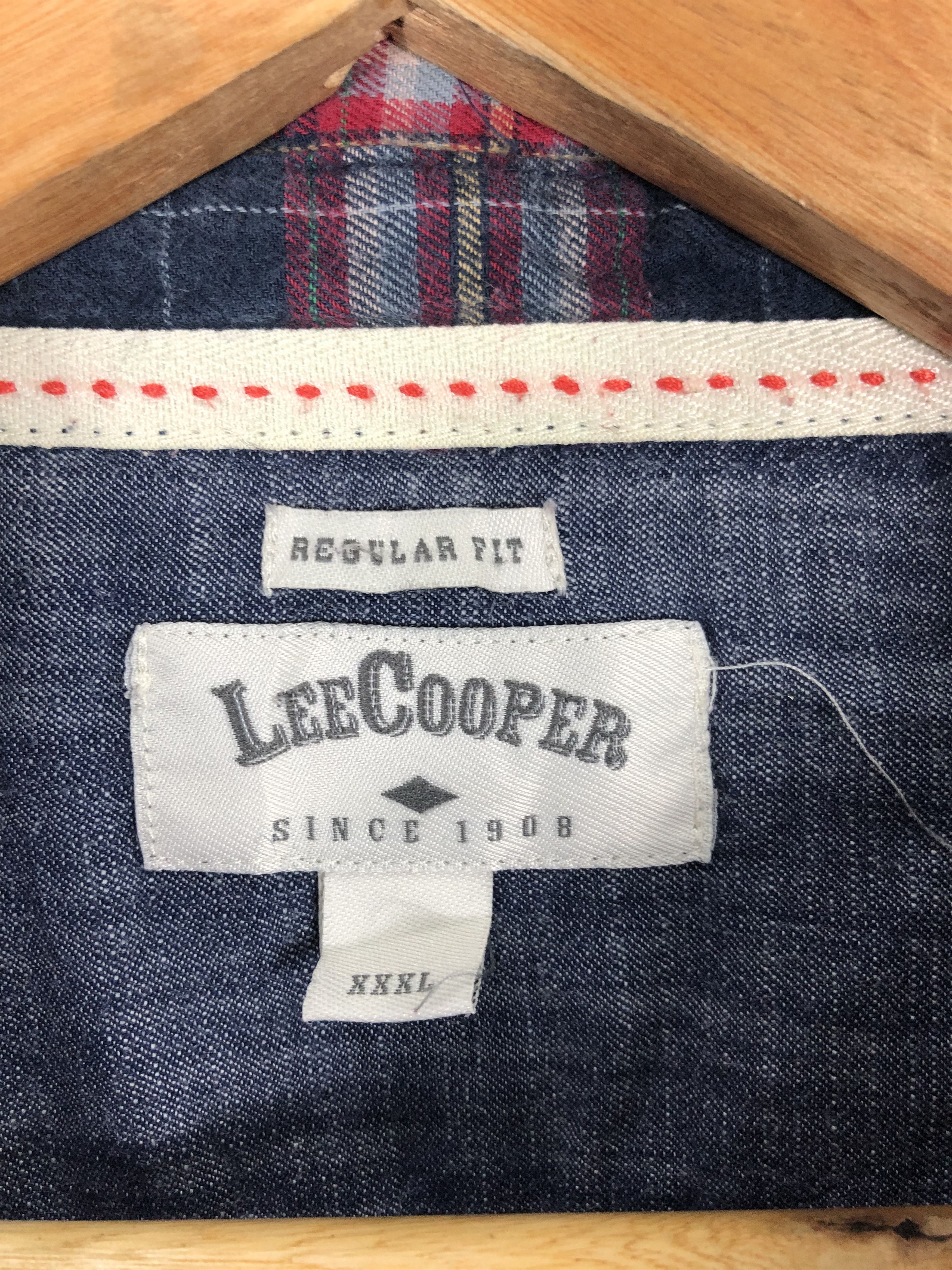 Flannel × Vintage Vintage Lee Cooper Flannel Wool Shirt J0483 Size US XXL / EU 58 / 5 - 10 Thumbnail