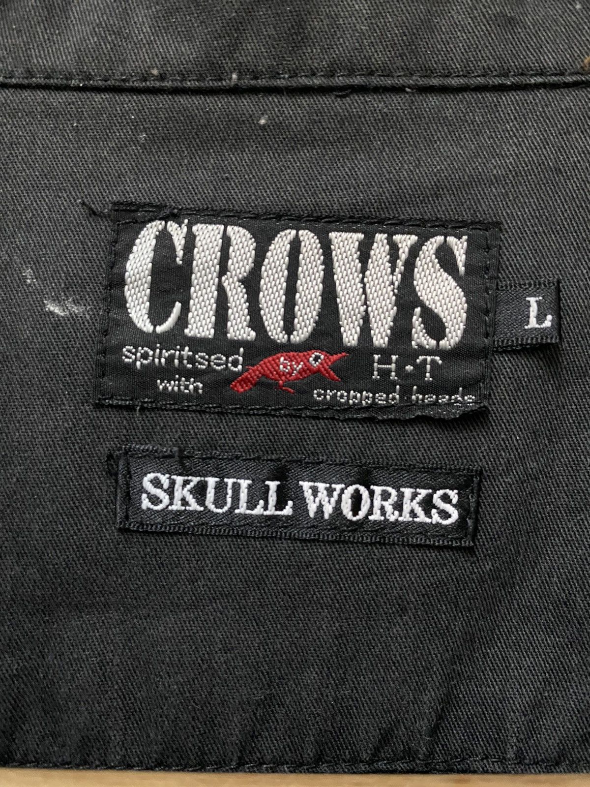 Japanese Brand Rare Skull Works Hard Wear Button Up Shirt Mastermid Design Size US S / EU 44-46 / 1 - 5 Thumbnail