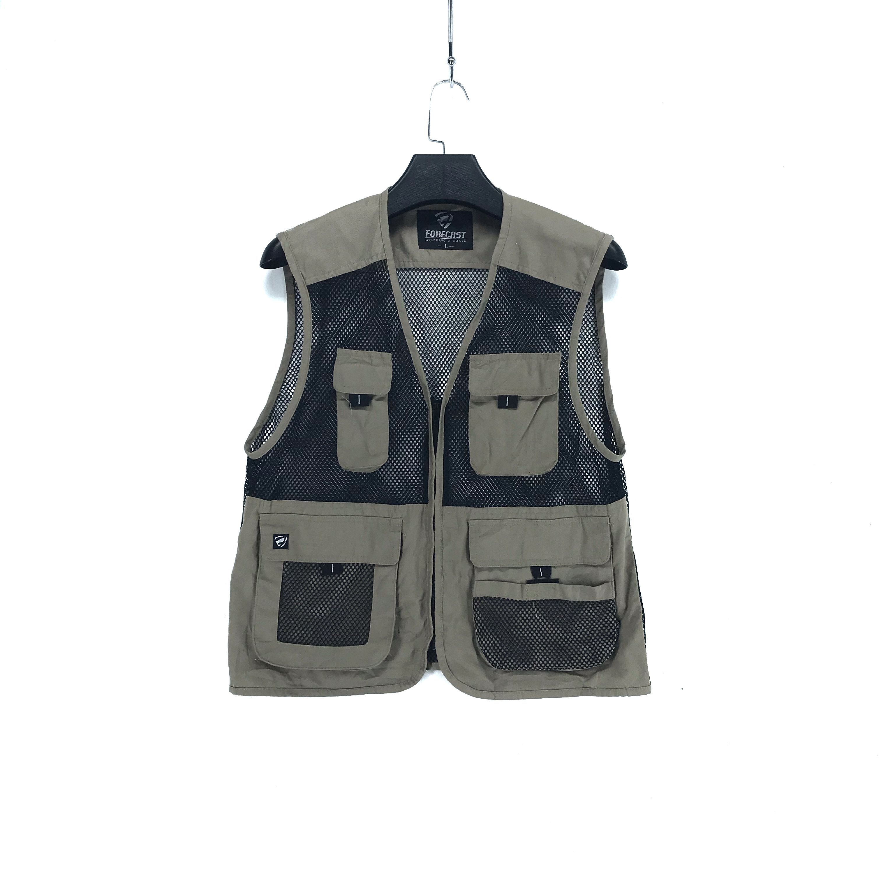 Japanese Brand Forecast Multipocket Mesh Vest #2314-91 Size US L / EU 52-54 / 3 - 1 Thumbnail