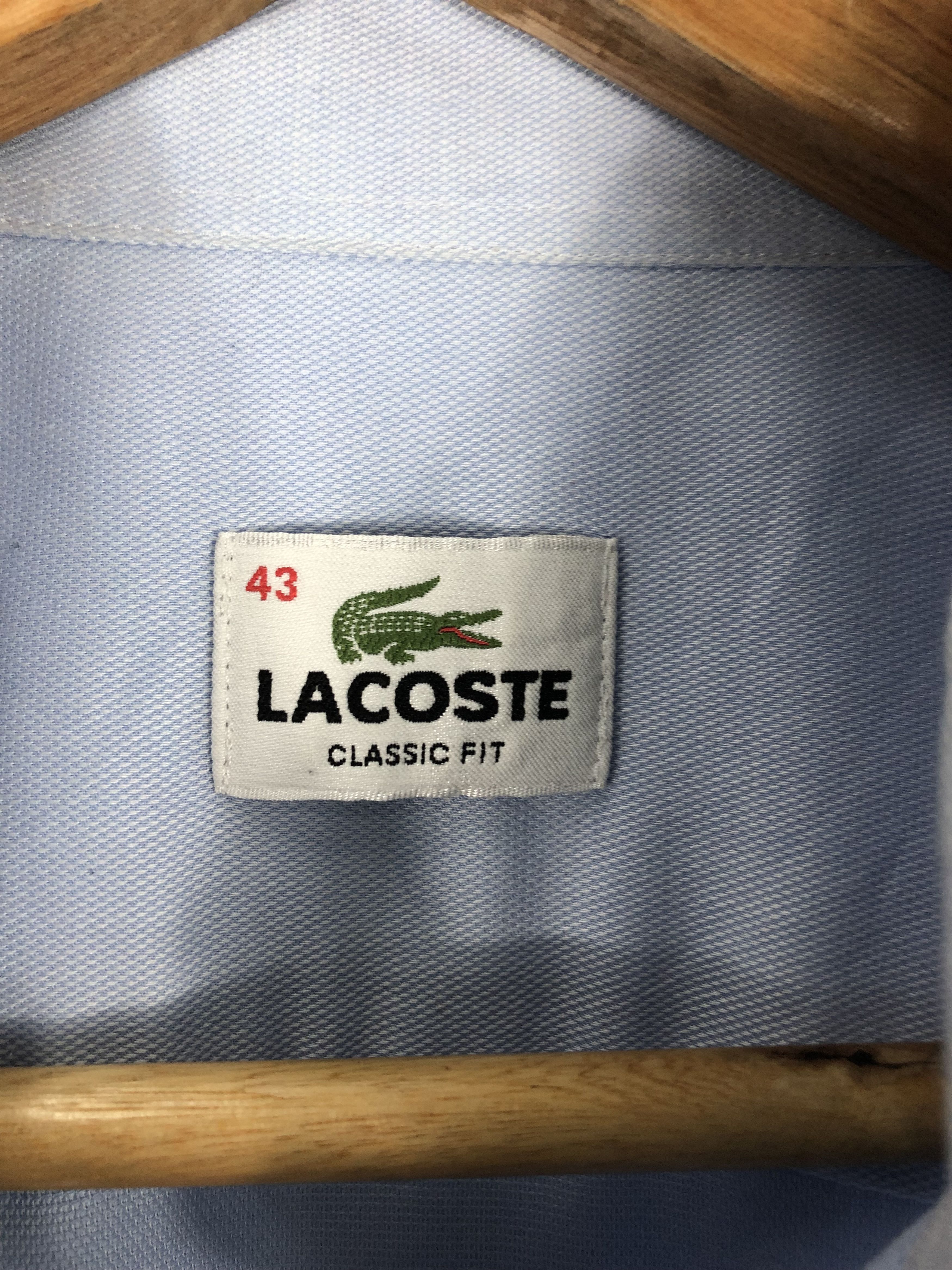 Lacoste Lacoste Button Up Shirt Long Sleeve J0480 Size US L / EU 52-54 / 3 - 9 Thumbnail