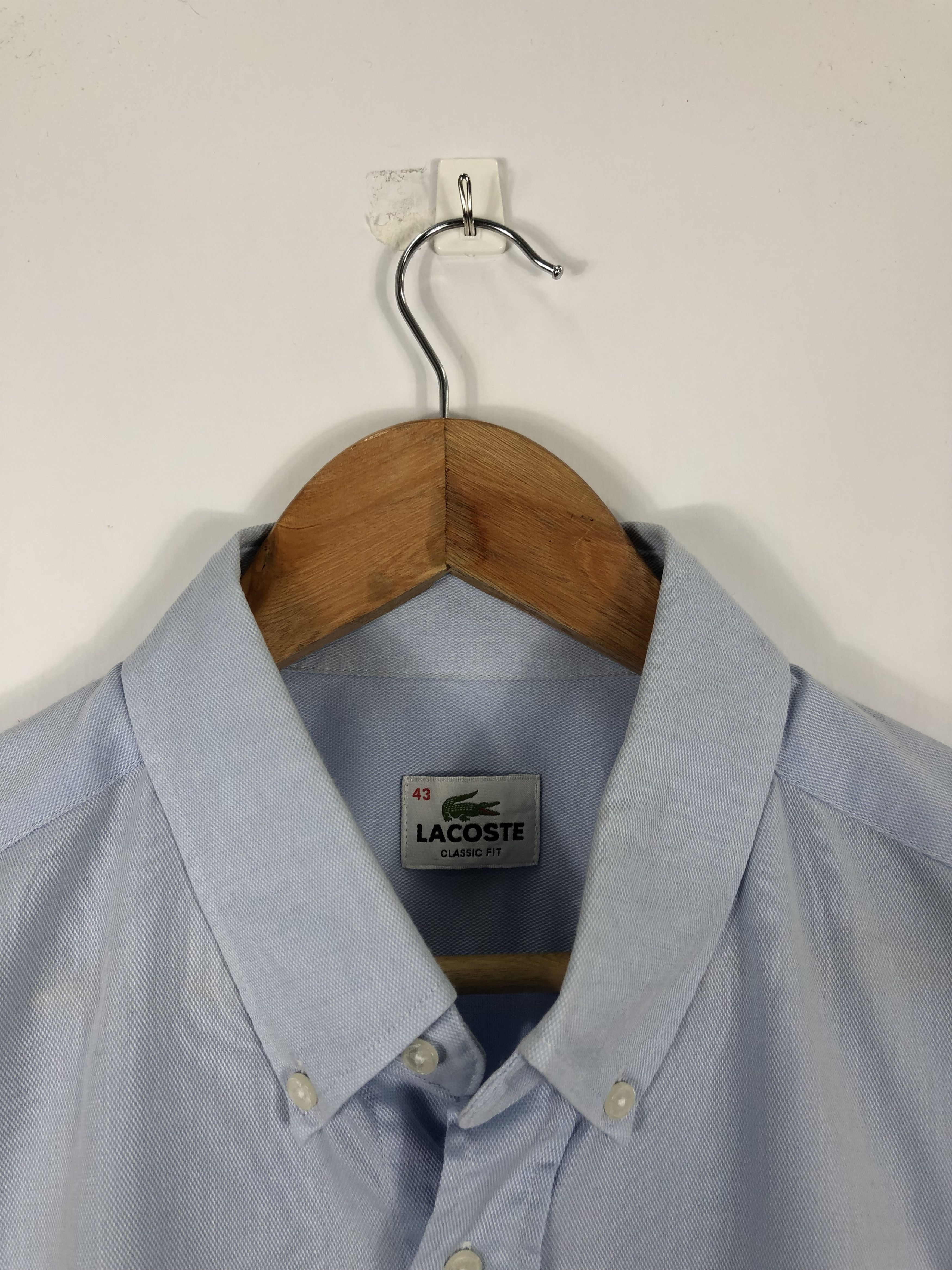 Lacoste Lacoste Button Up Shirt Long Sleeve J0480 Size US L / EU 52-54 / 3 - 8 Thumbnail