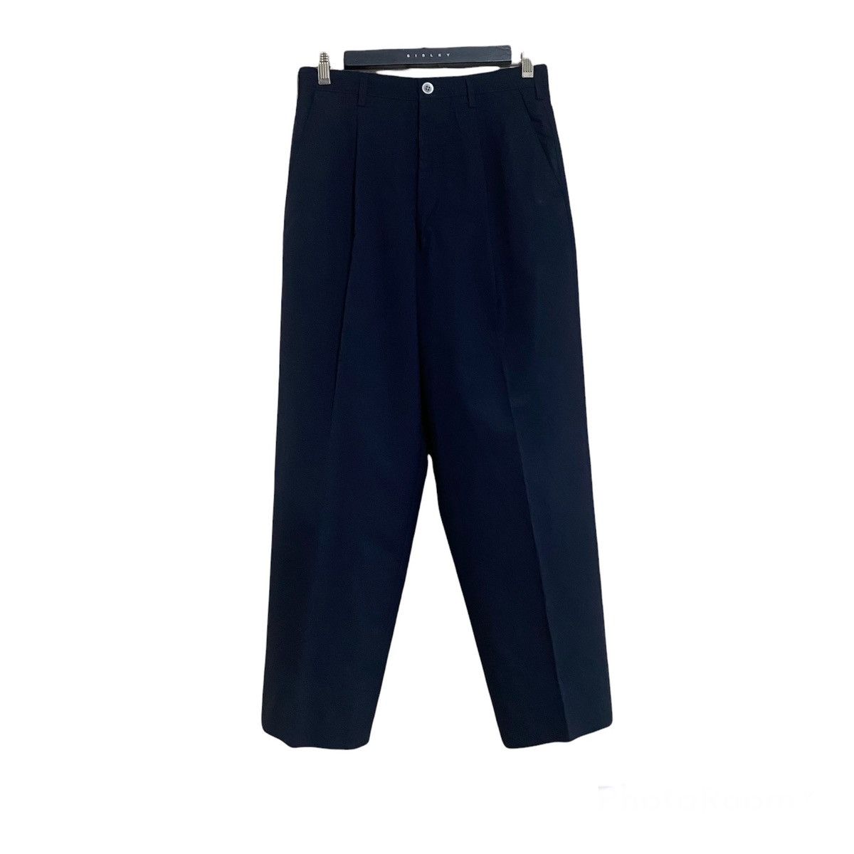 image of Yohji Yamamoto x YS For Men Vintage Y's For Men Wool Baggy Pants 29X28 in Navy Blue