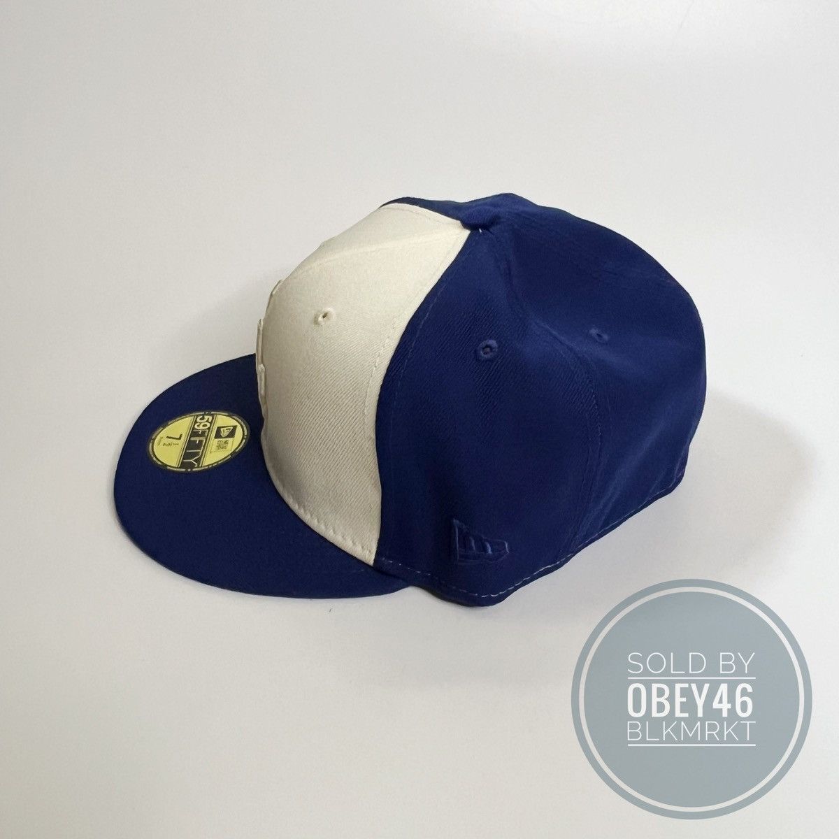 New Era NewEra Los Angeles Dodgers 2 Tone 59fifty Fitted Hat 7 1/2 Size ONE SIZE - 4 Thumbnail