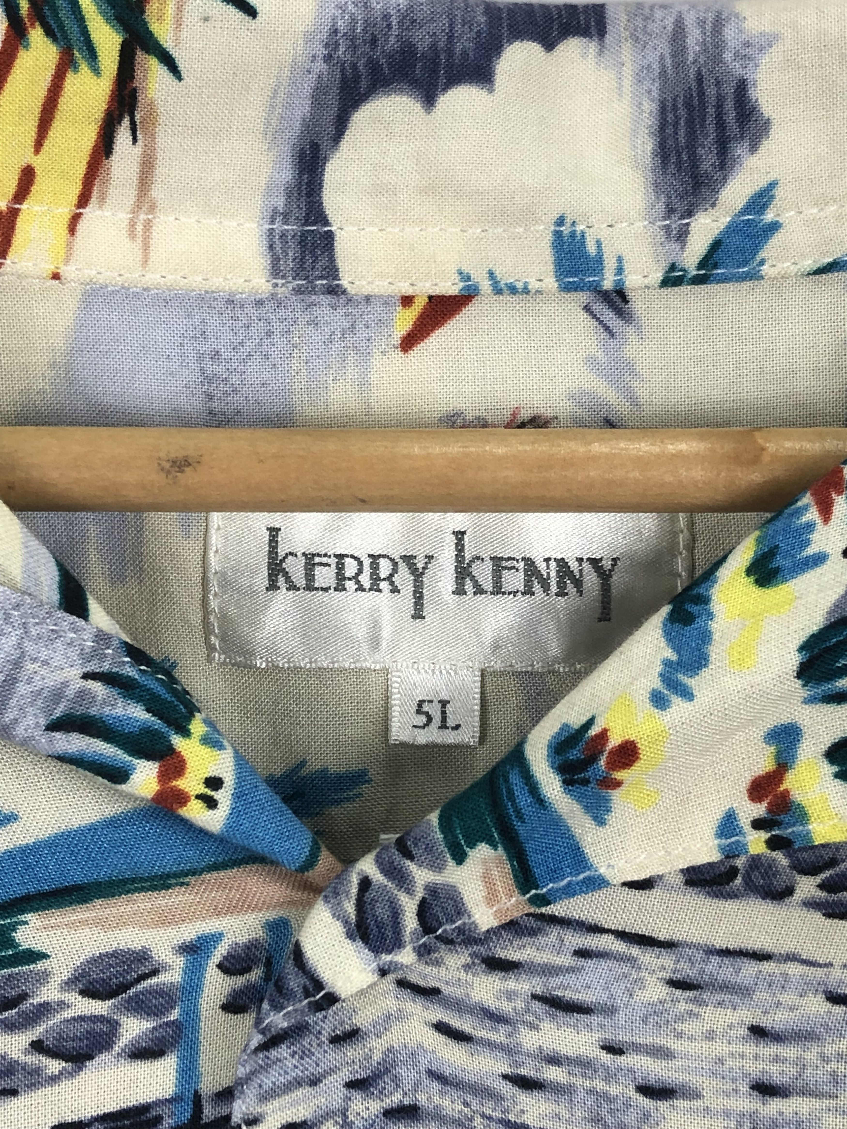 Vintage Vintage Kerry Kenny Sun Surfing Motive Hawaiian Shirt TA0014 Size US XXL / EU 58 / 5 - 5 Thumbnail