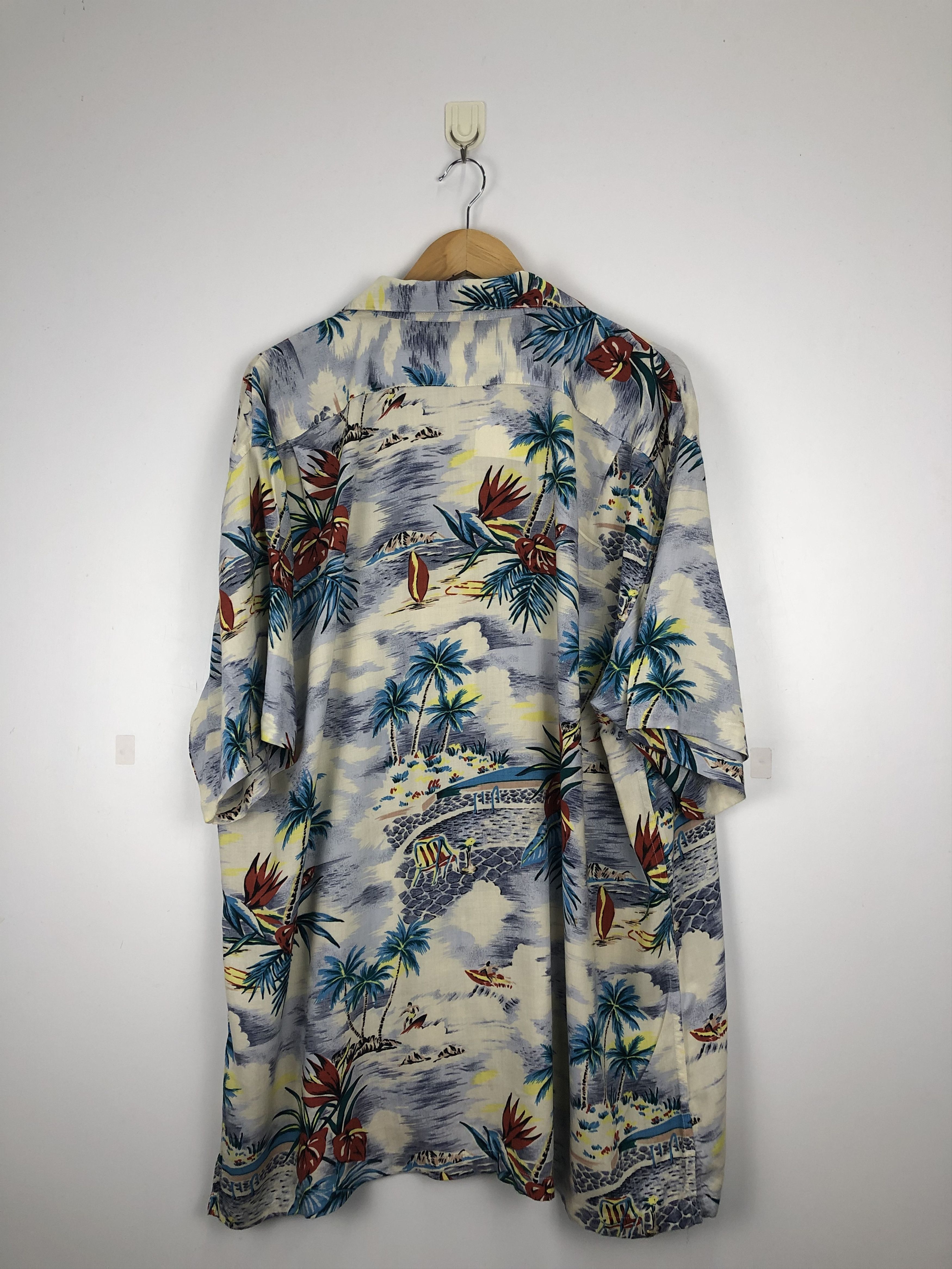 Vintage Vintage Kerry Kenny Sun Surfing Motive Hawaiian Shirt TA0014 Size US XXL / EU 58 / 5 - 3 Thumbnail