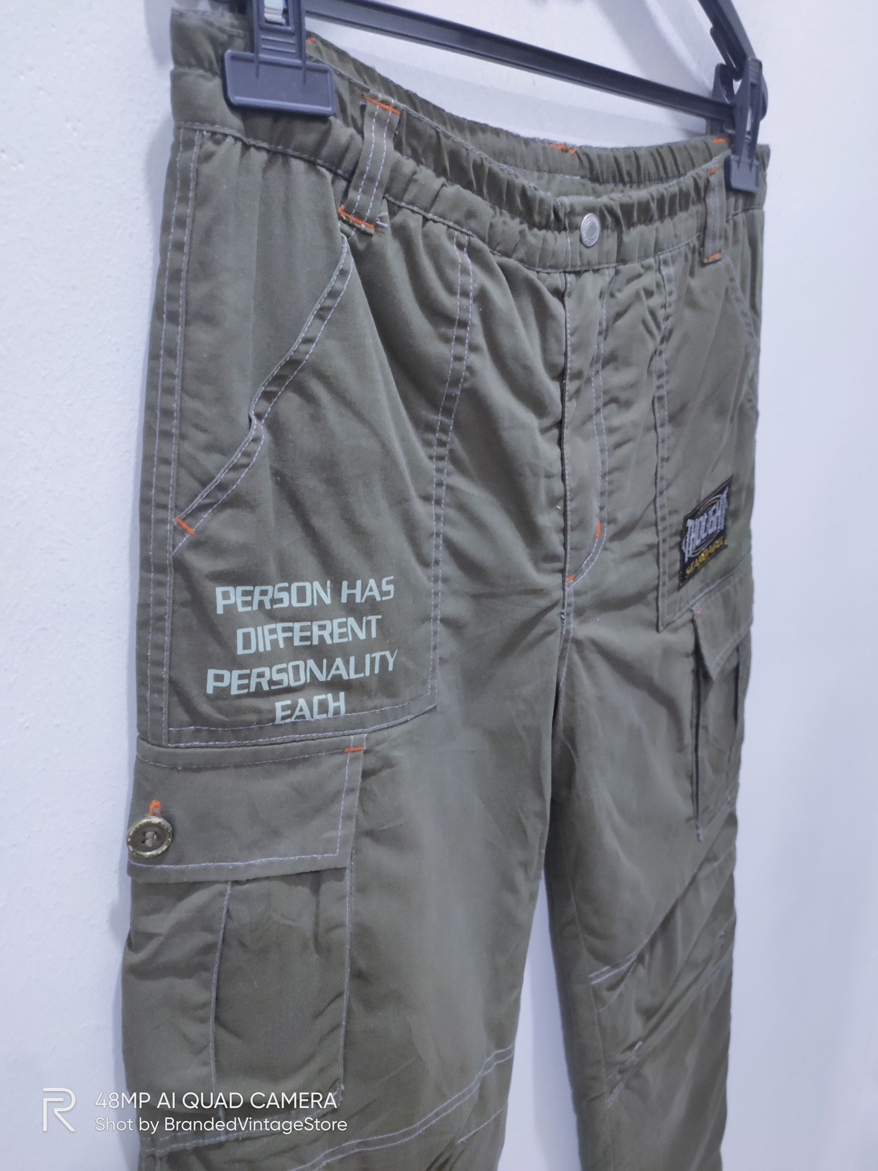 Hunter × Japanese Brand DoubleKnee Art Patchwork Multipocket Hunter Cargo Sweatpant Size US 30 / EU 46 - 5 Thumbnail