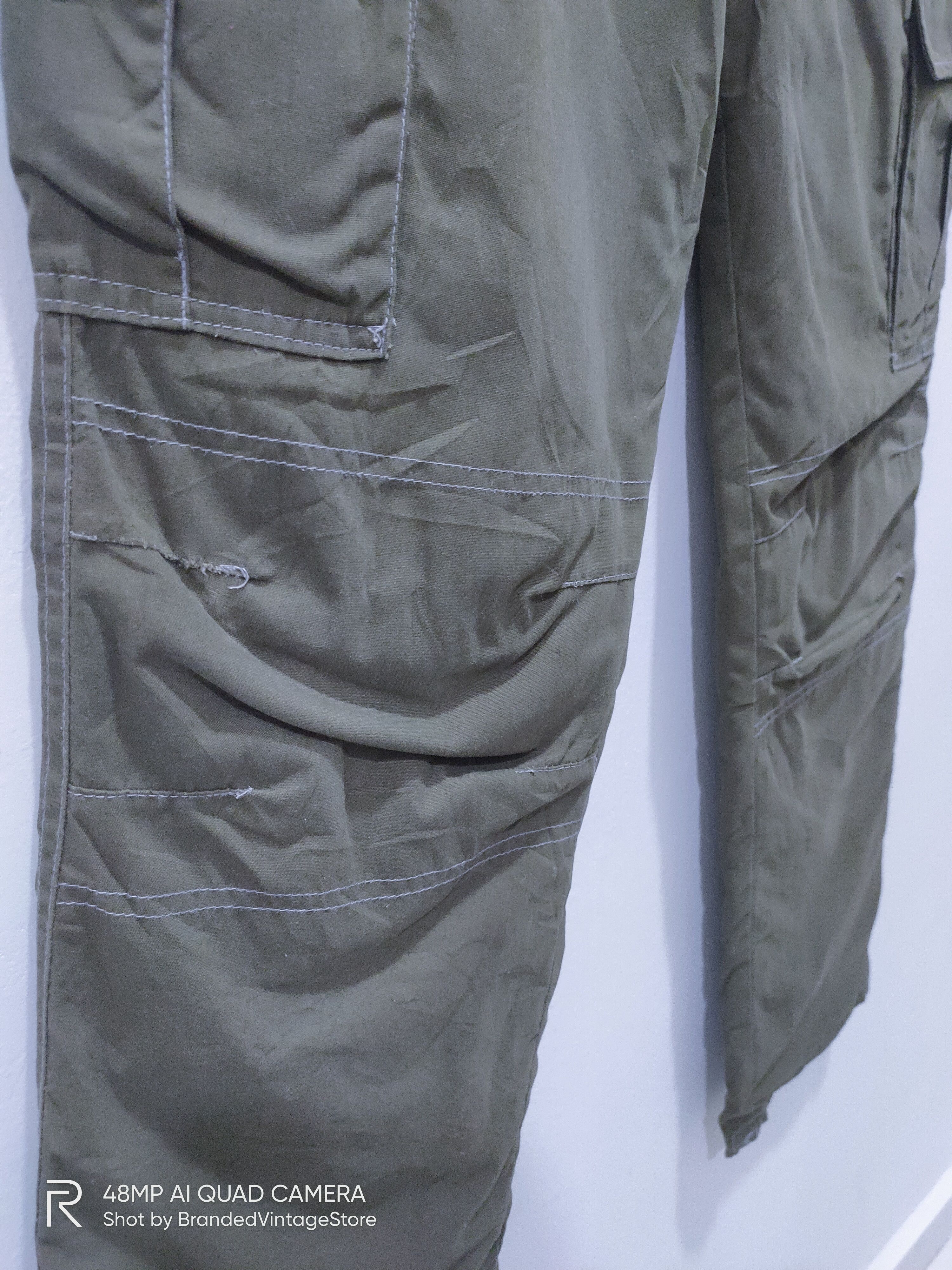 Hunter × Japanese Brand DoubleKnee Art Patchwork Multipocket Hunter Cargo Sweatpant Size US 30 / EU 46 - 9 Thumbnail