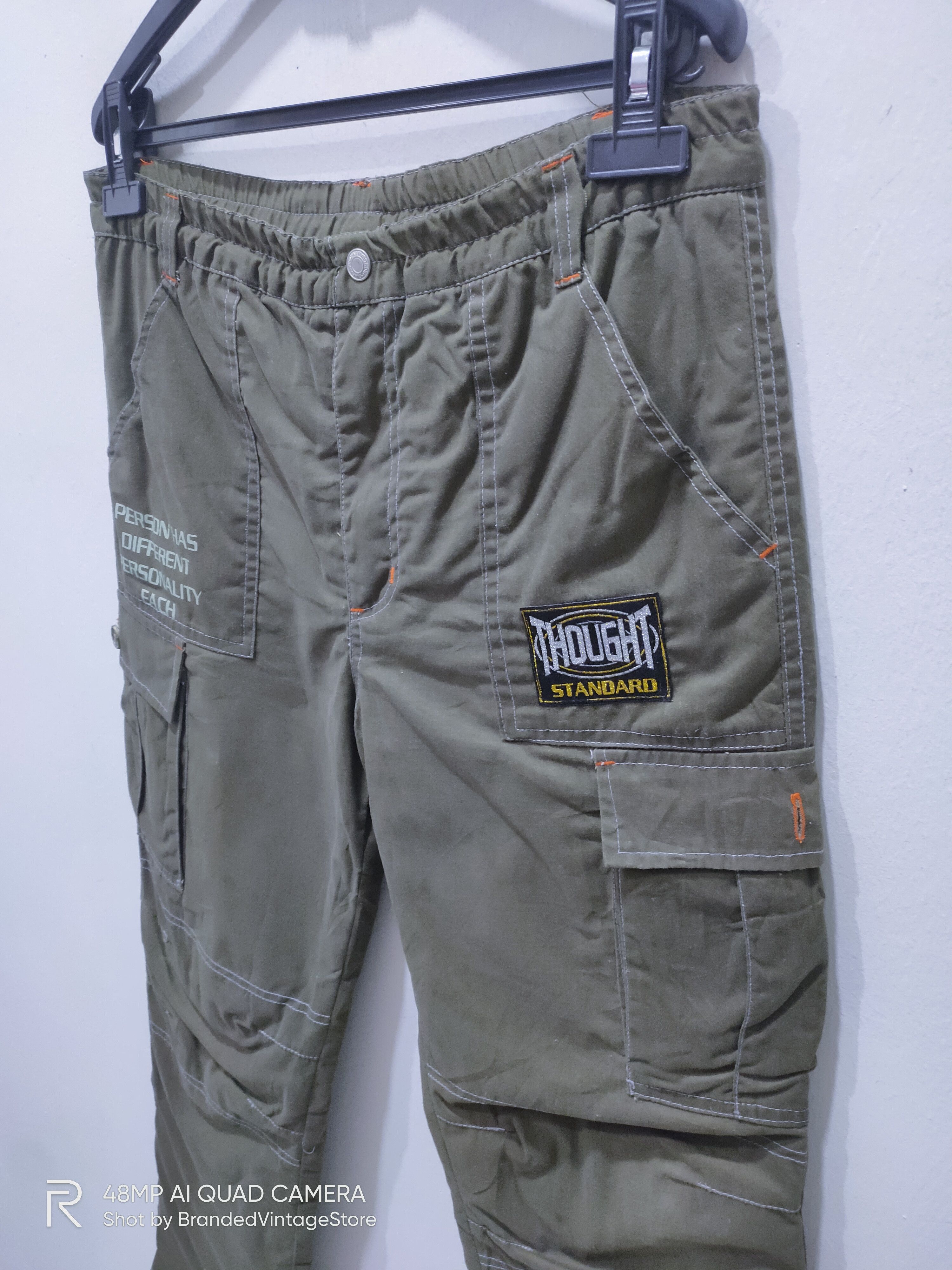 Hunter × Japanese Brand DoubleKnee Art Patchwork Multipocket Hunter Cargo Sweatpant Size US 30 / EU 46 - 7 Thumbnail