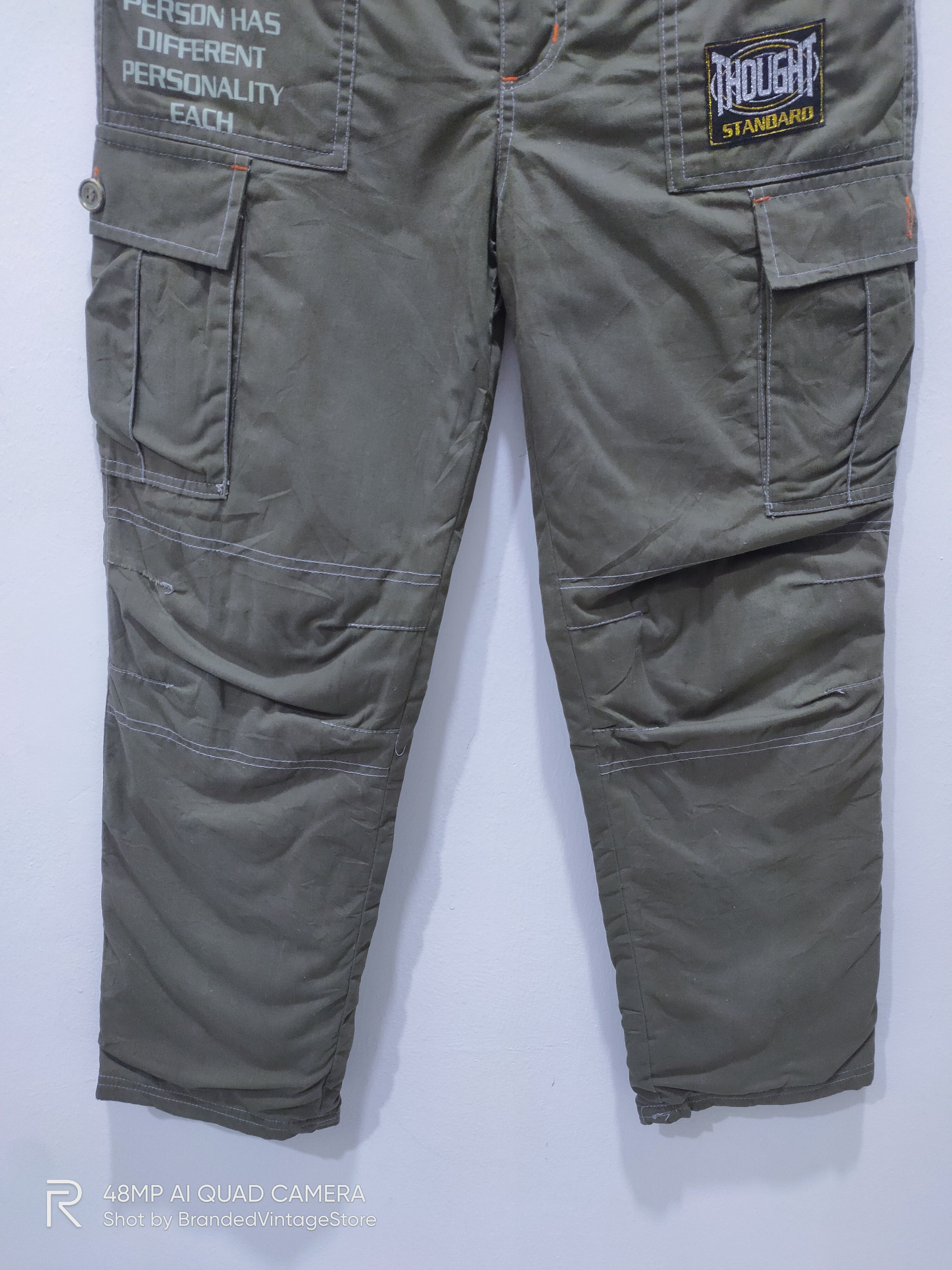 Hunter × Japanese Brand DoubleKnee Art Patchwork Multipocket Hunter Cargo Sweatpant Size US 30 / EU 46 - 4 Thumbnail