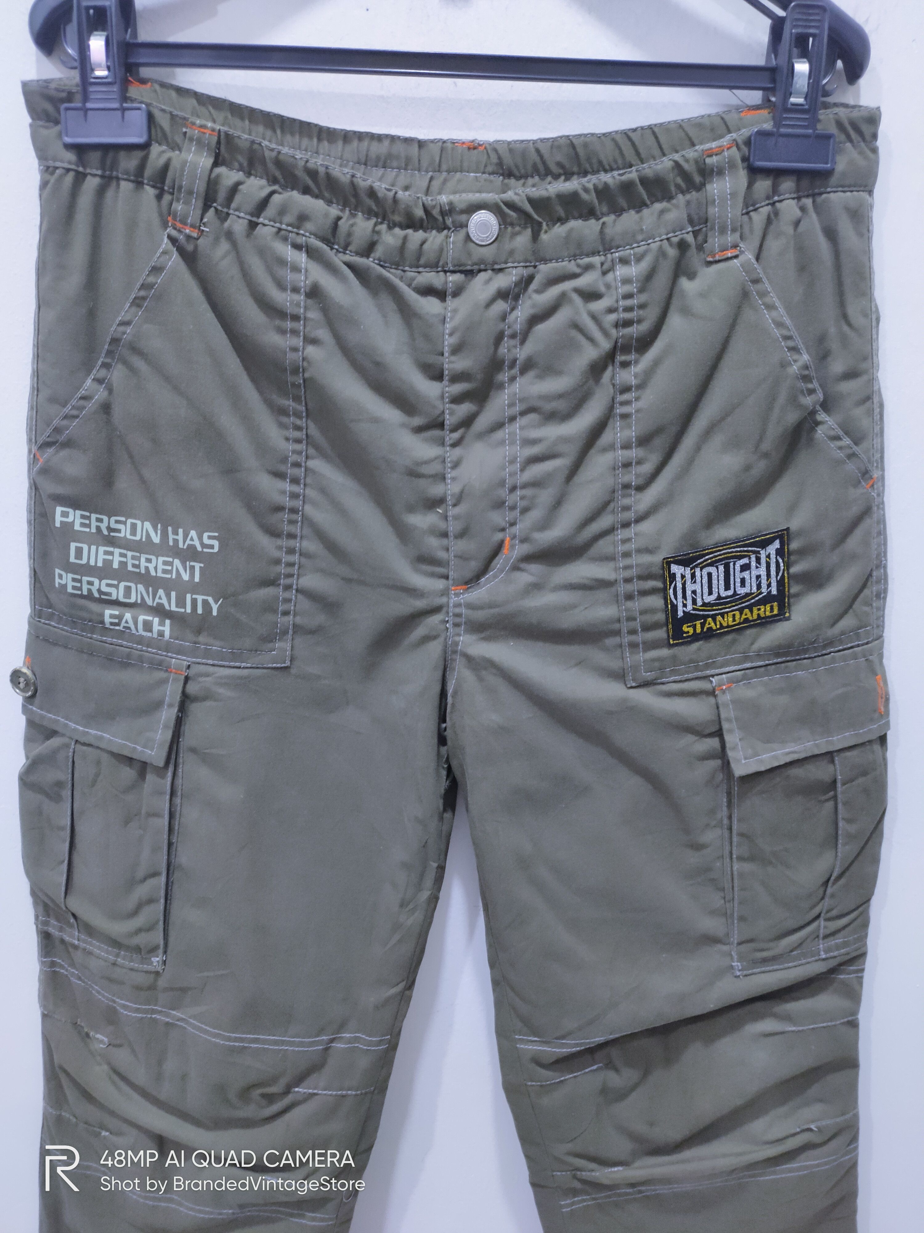 Hunter × Japanese Brand DoubleKnee Art Patchwork Multipocket Hunter Cargo Sweatpant Size US 30 / EU 46 - 3 Thumbnail
