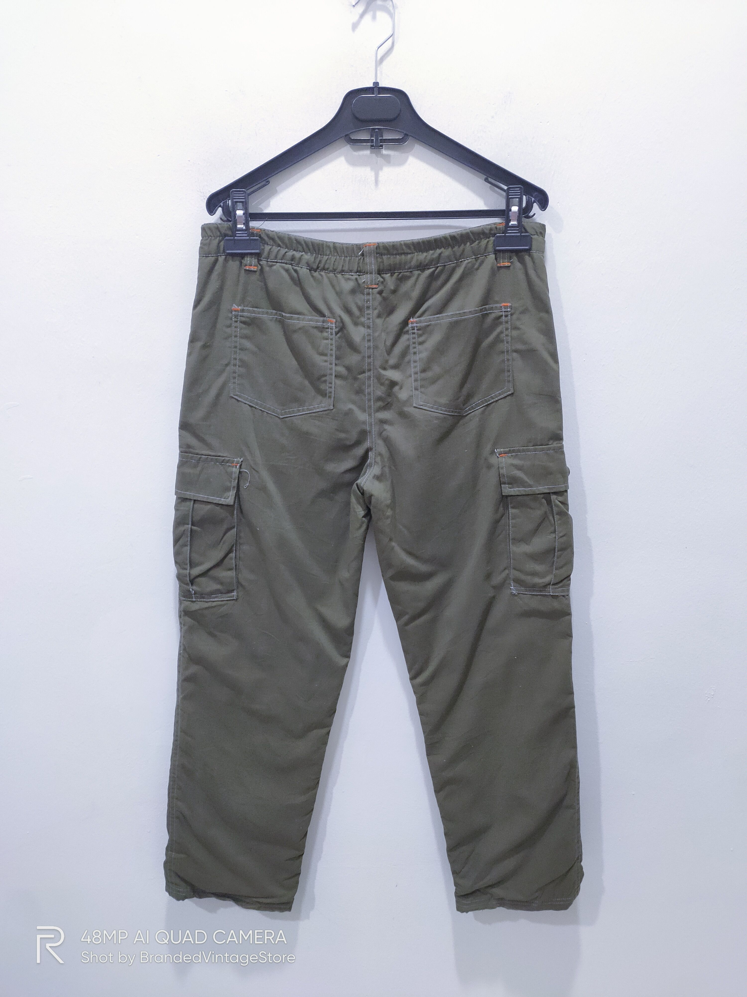Hunter × Japanese Brand DoubleKnee Art Patchwork Multipocket Hunter Cargo Sweatpant Size US 30 / EU 46 - 2 Thumbnail
