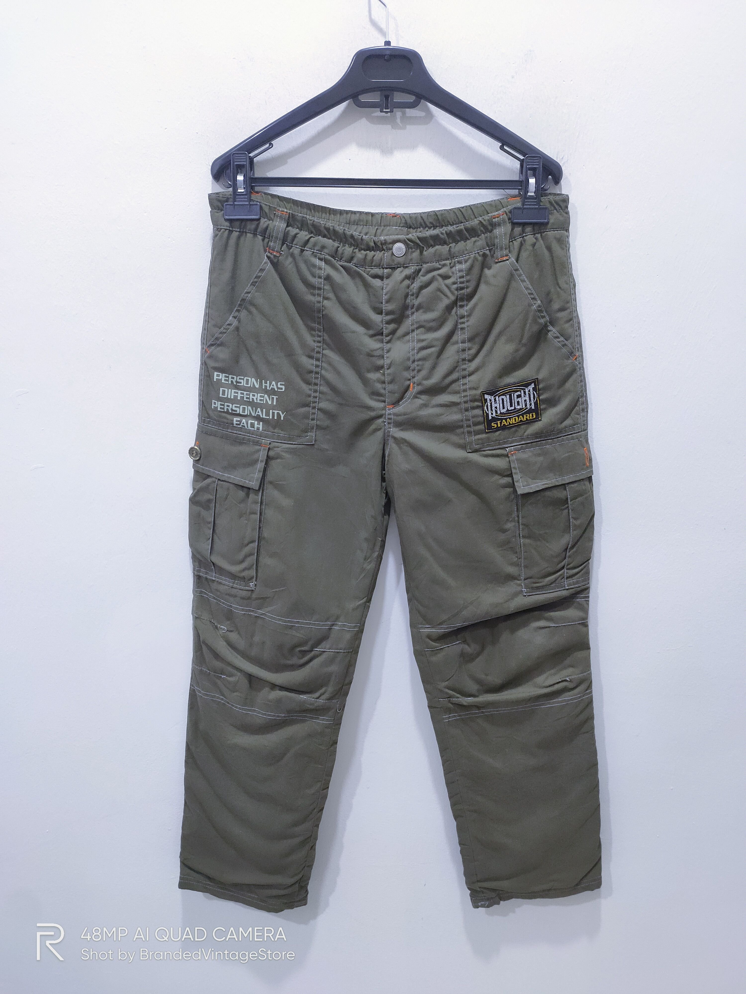 Hunter × Japanese Brand DoubleKnee Art Patchwork Multipocket Hunter Cargo Sweatpant Size US 30 / EU 46 - 1 Thumbnail