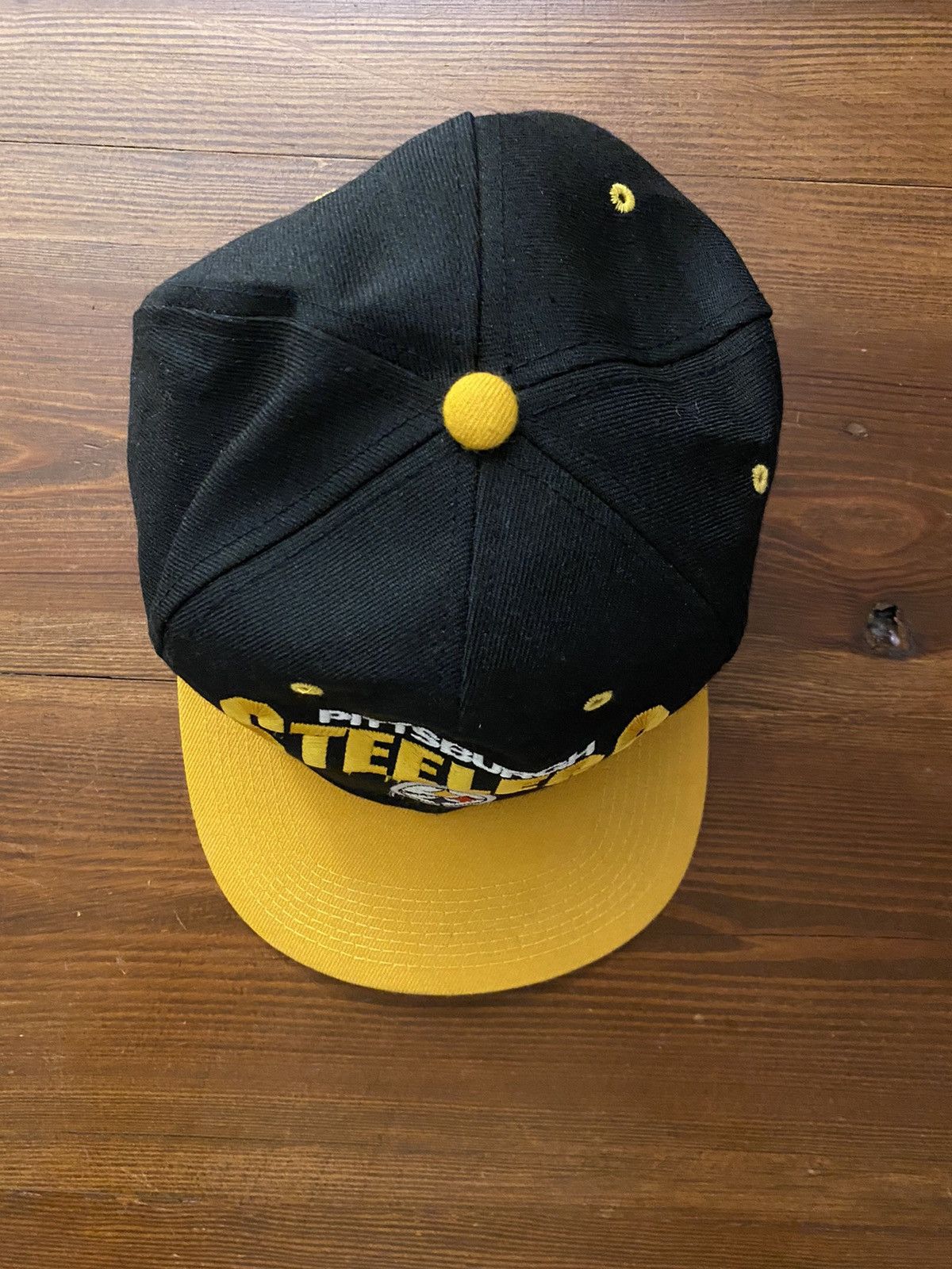 Drew Pearson Vintage 90’s Pittsburgh Steelers Embroidered Snap Back Hat Size ONE SIZE - 3 Thumbnail