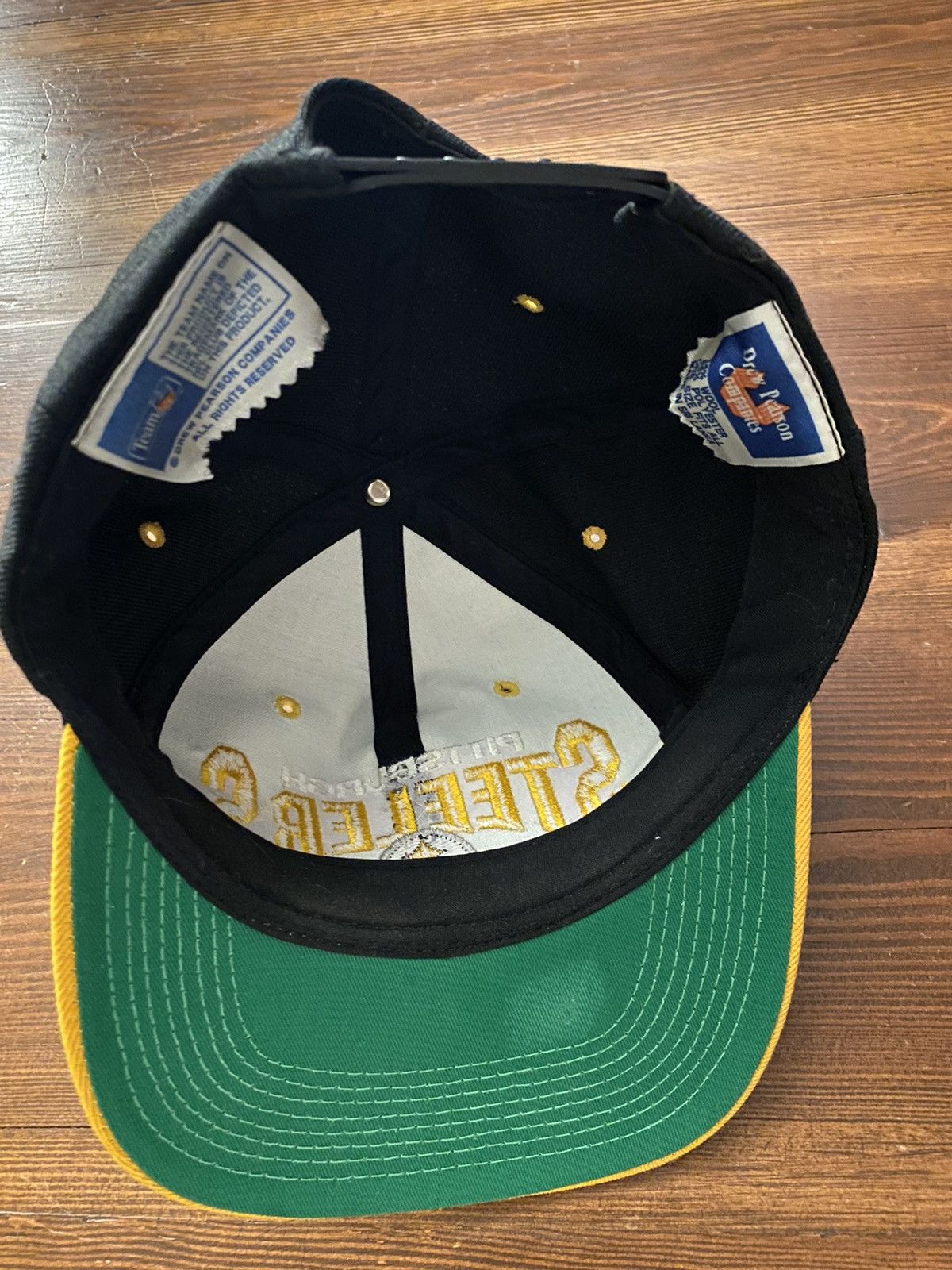 Drew Pearson Vintage 90’s Pittsburgh Steelers Embroidered Snap Back Hat Size ONE SIZE - 8 Thumbnail