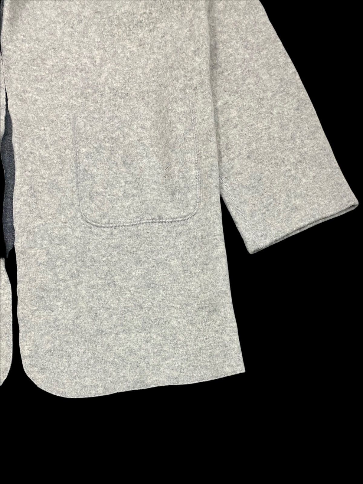 Designer × Homespun Knitwear VINTAGE MODERN MATURITA FLEECE CARDIGAN WITH HOODIE Size M / US 6-8 / IT 42-44 - 9 Thumbnail