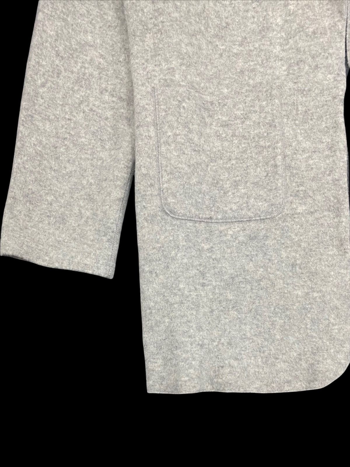Designer × Homespun Knitwear VINTAGE MODERN MATURITA FLEECE CARDIGAN WITH HOODIE Size M / US 6-8 / IT 42-44 - 10 Thumbnail