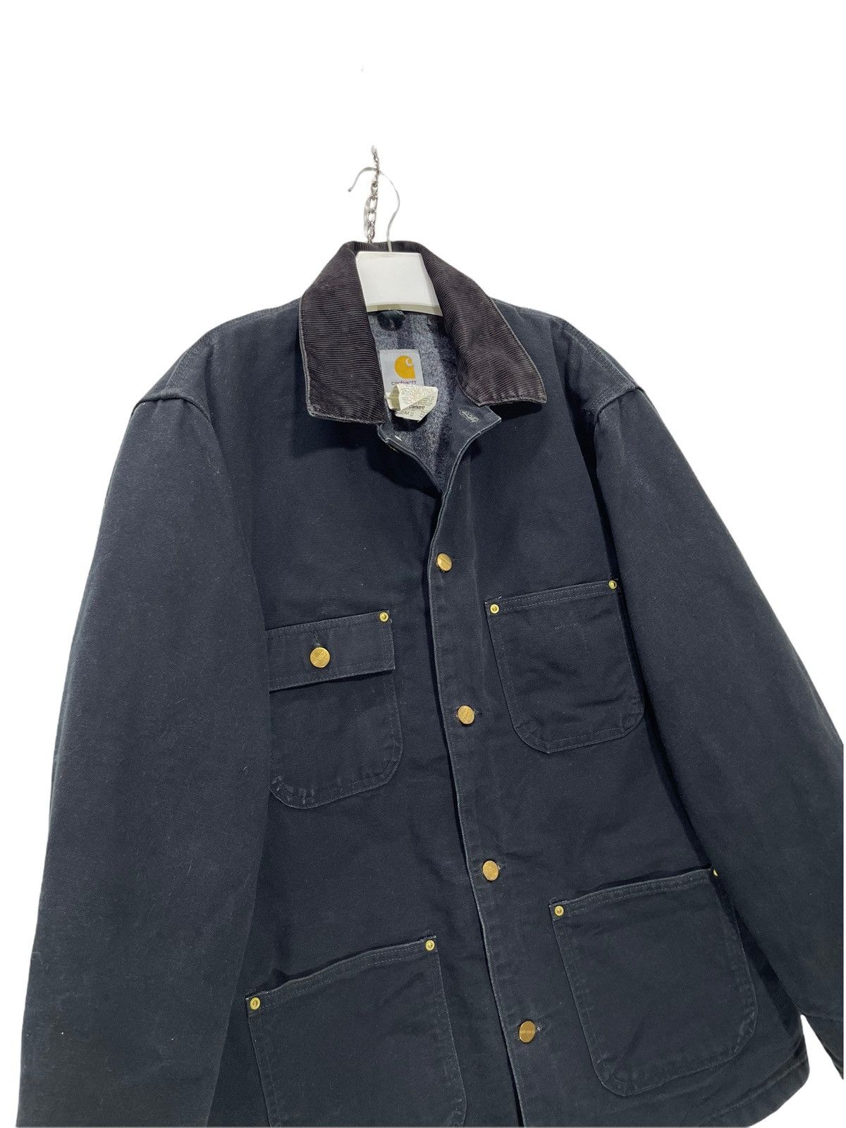 Carhartt Rare Carhart Work Jacket Blanket Lining Cotton Duck 22🟩 Size US L / EU 52-54 / 3 - 3 Thumbnail