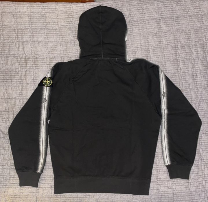 Supreme Supreme Stone Island Stripe Hooded Sweatshirt Size Small