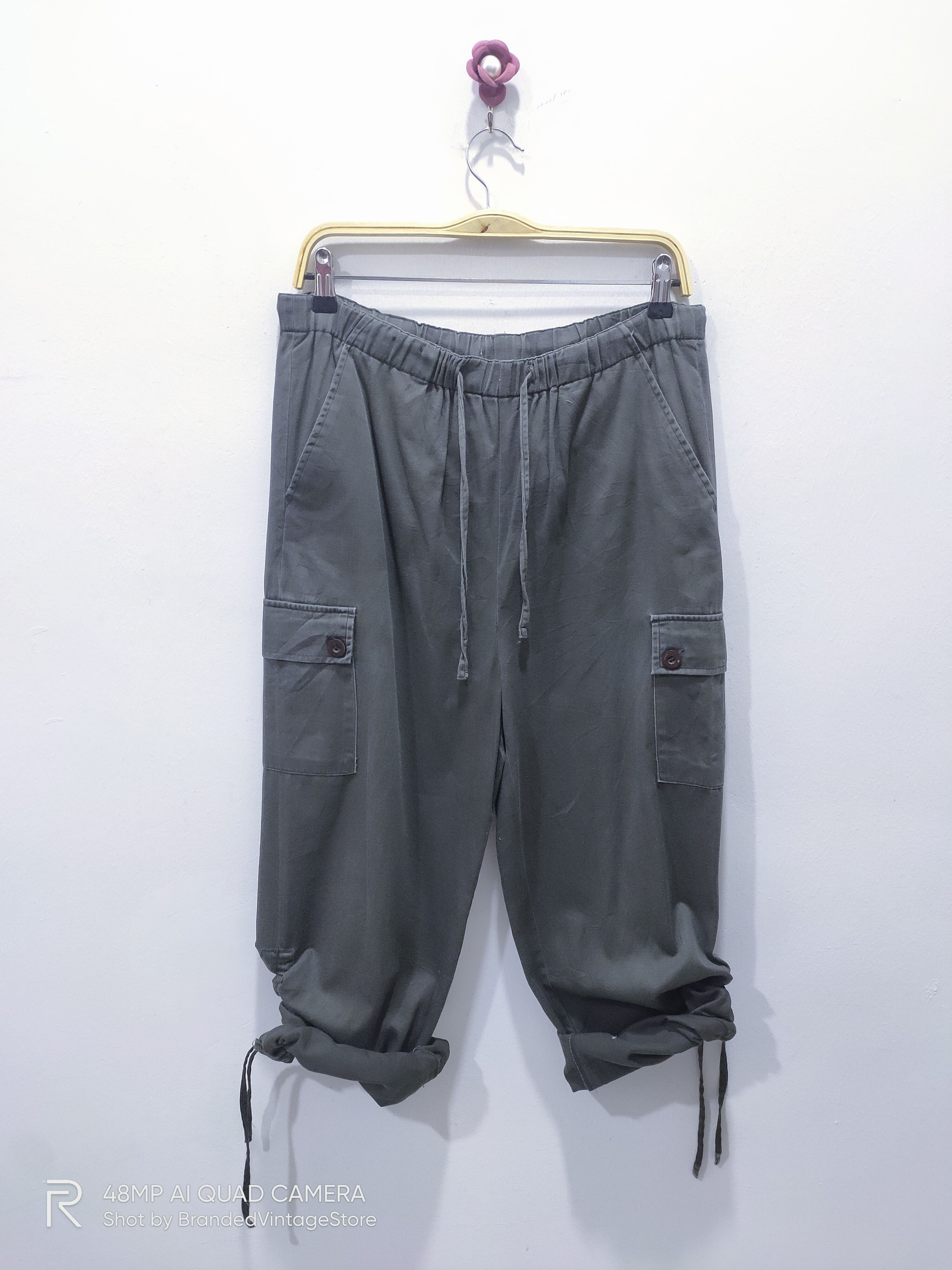 RIPVANWINKLE × Seditionaries KUMACITI Wrinkle Bondage Spring Leg Pullover Tie Cargo Pant Size US 32 / EU 48 - 3 Thumbnail