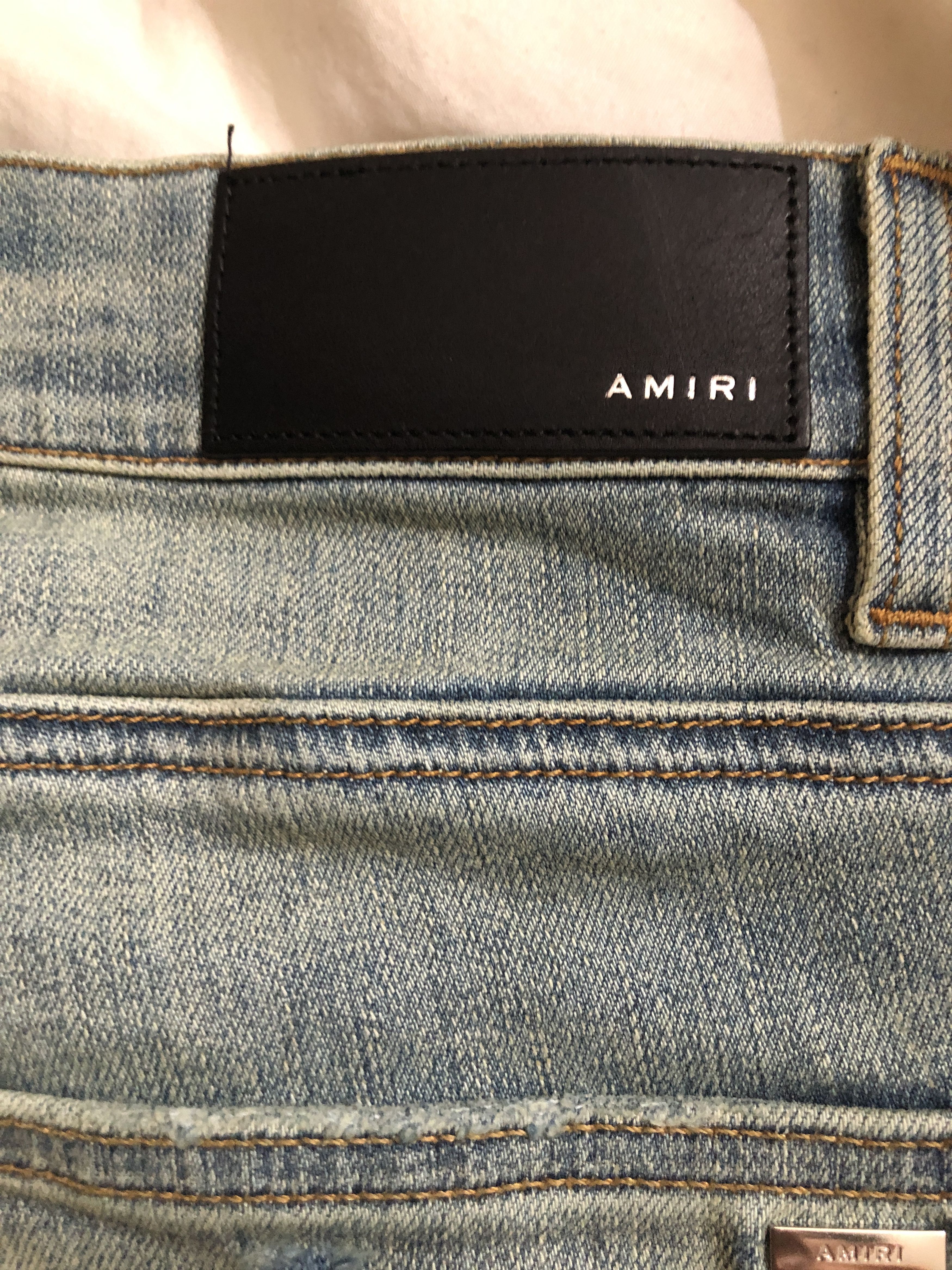 Amiri Amiri Thrasher Classic Jean Dust Indigo Distressed Italy Size US 30 / EU 46 - 3 Thumbnail