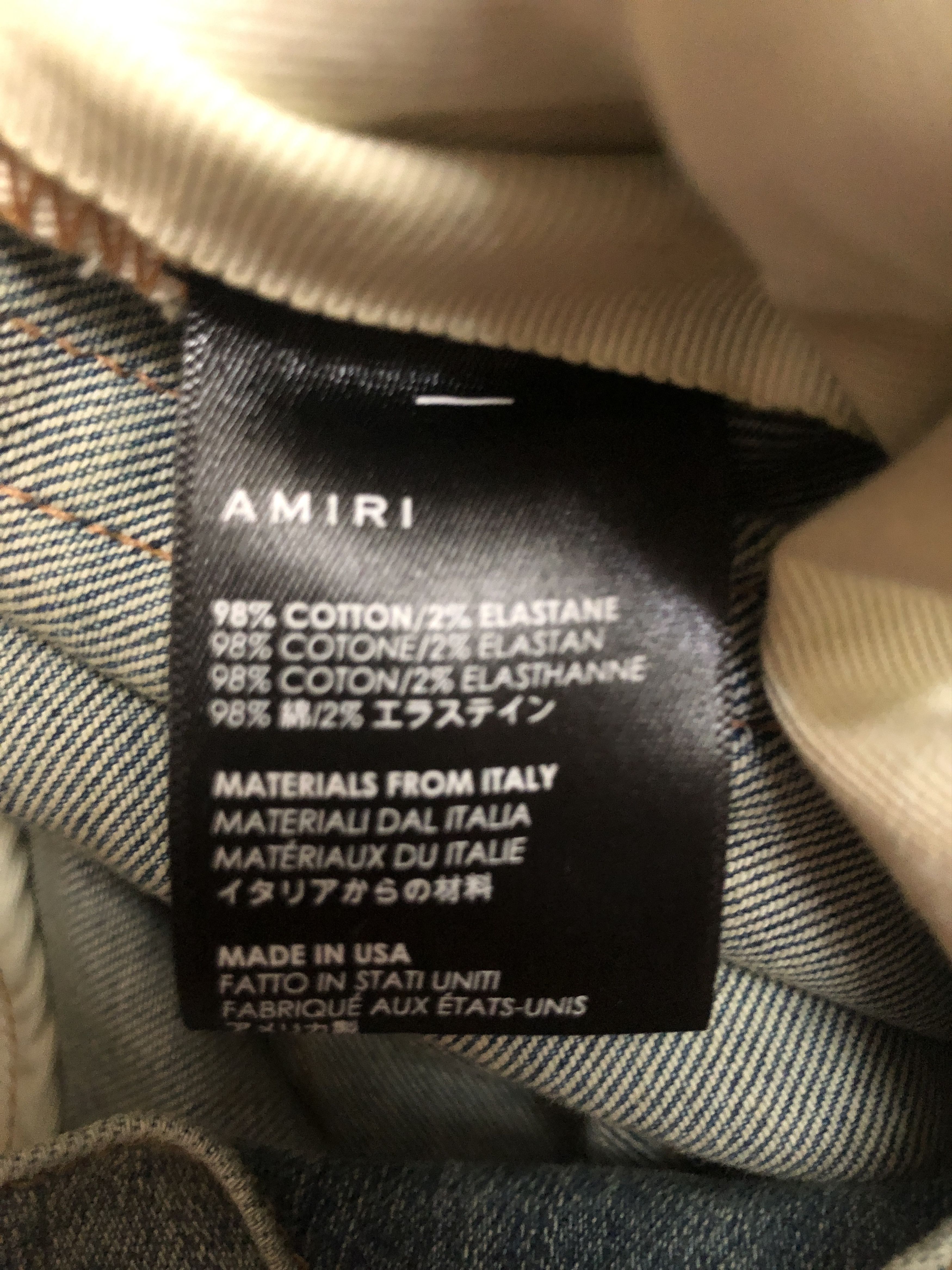 Amiri Amiri Thrasher Classic Jean Dust Indigo Distressed Italy Size US 30 / EU 46 - 7 Thumbnail