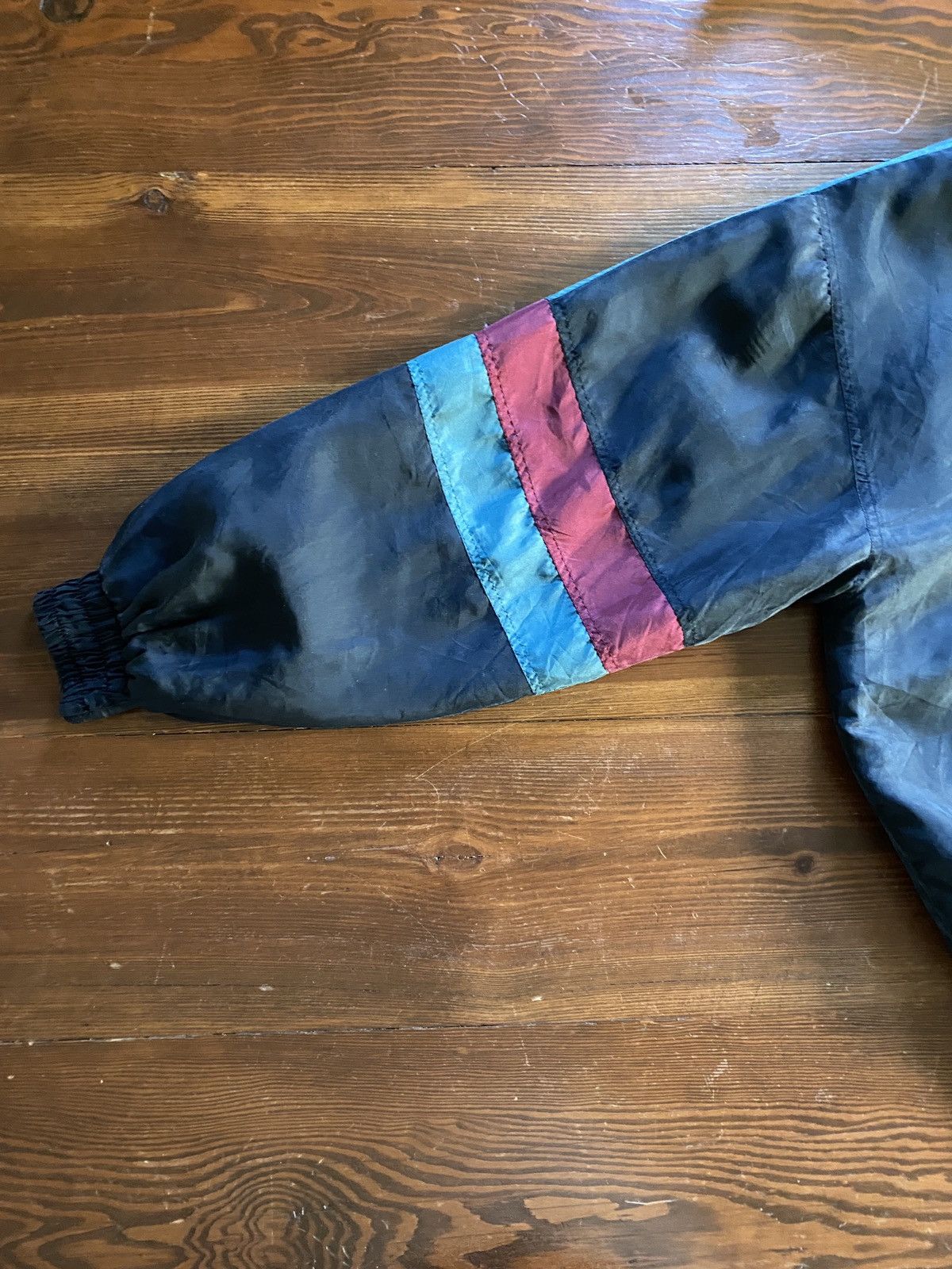 Robert Stock Vintage 80’s Robert Stock Silk Full Zip Track Jacket Size US M / EU 48-50 / 2 - 13 Thumbnail