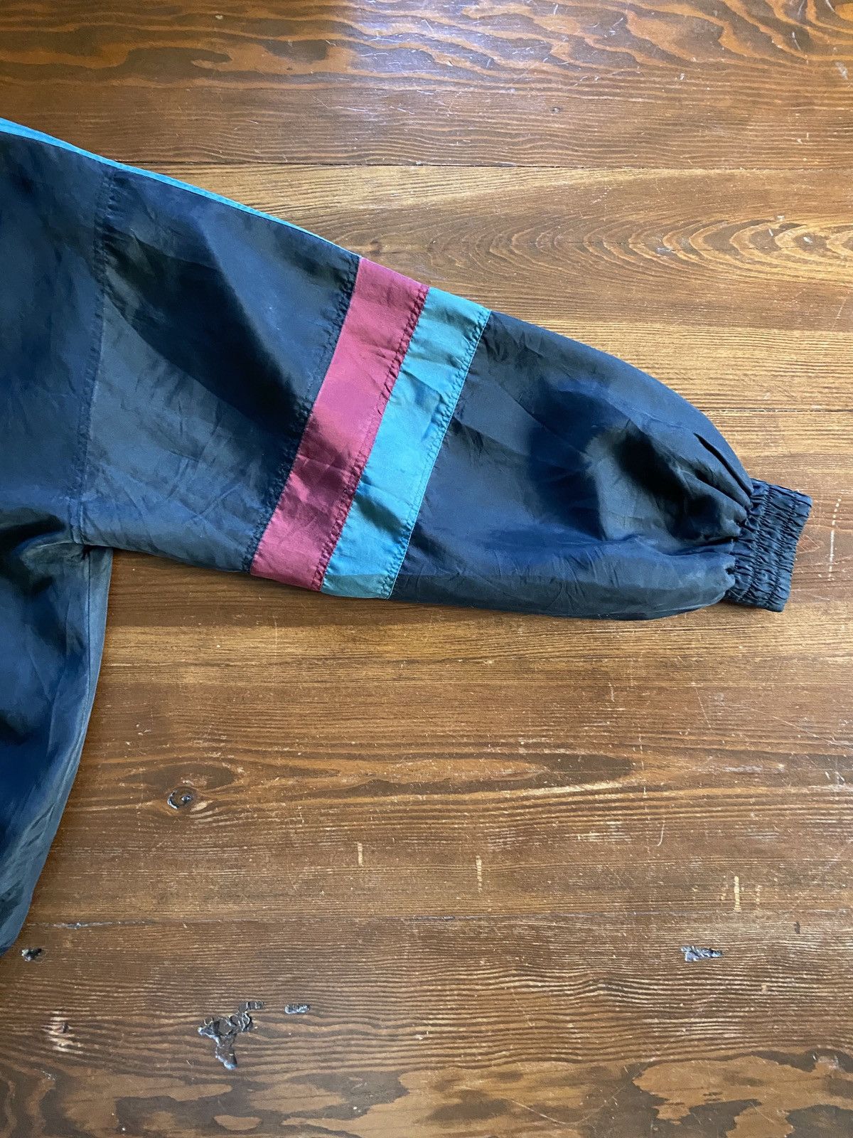 Robert Stock Vintage 80’s Robert Stock Silk Full Zip Track Jacket Size US M / EU 48-50 / 2 - 11 Thumbnail
