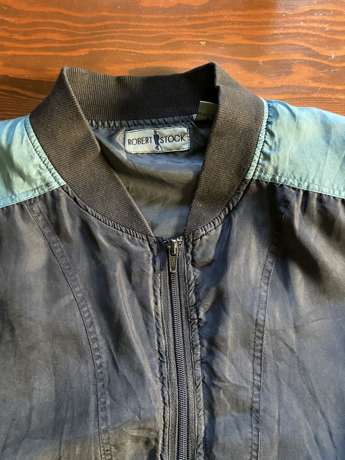 Robert Stock Vintage 80’s Robert Stock Silk Full Zip Track Jacket Size US M / EU 48-50 / 2 - 7 Thumbnail