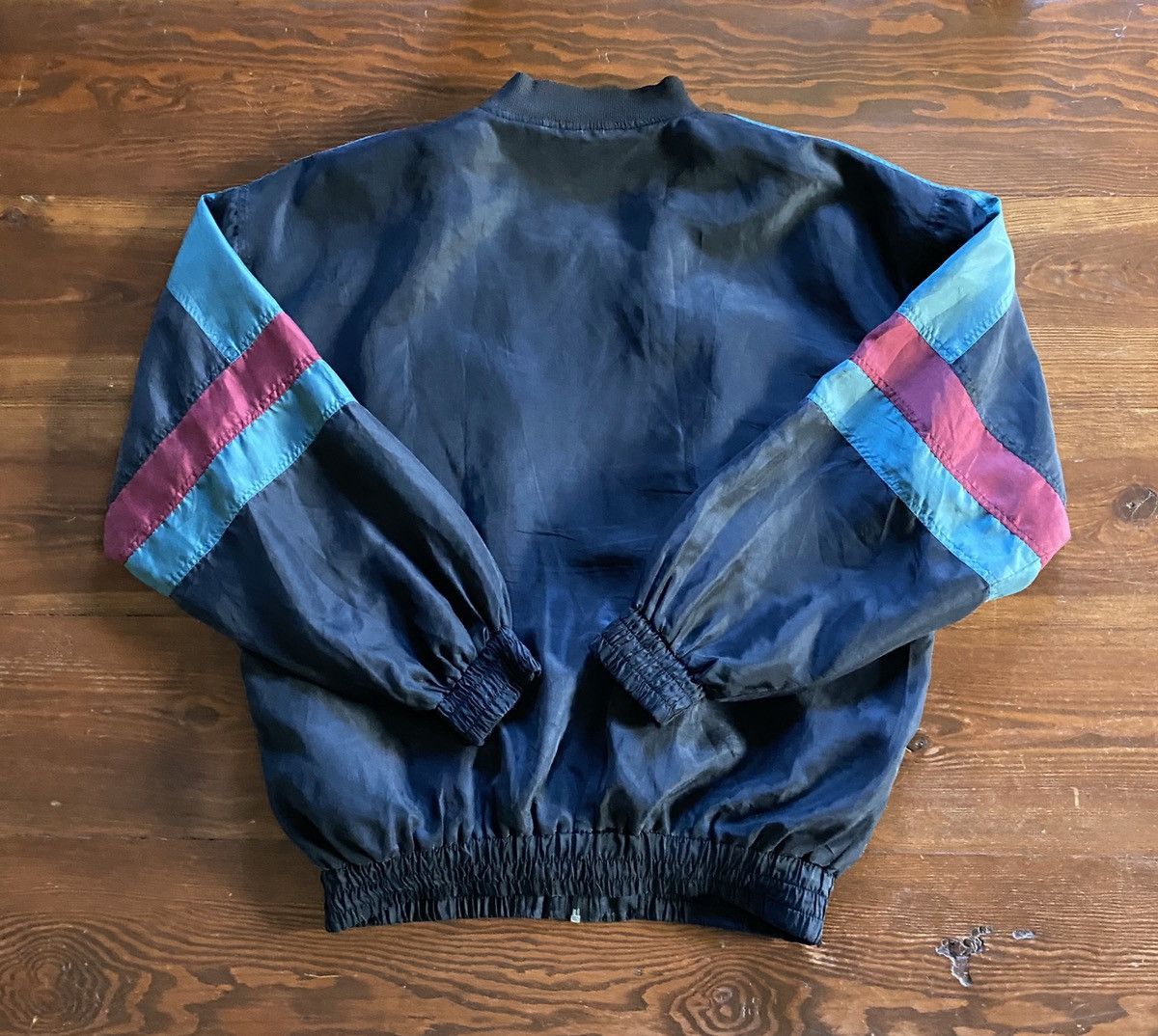 Robert Stock Vintage 80’s Robert Stock Silk Full Zip Track Jacket Size US M / EU 48-50 / 2 - 10 Thumbnail