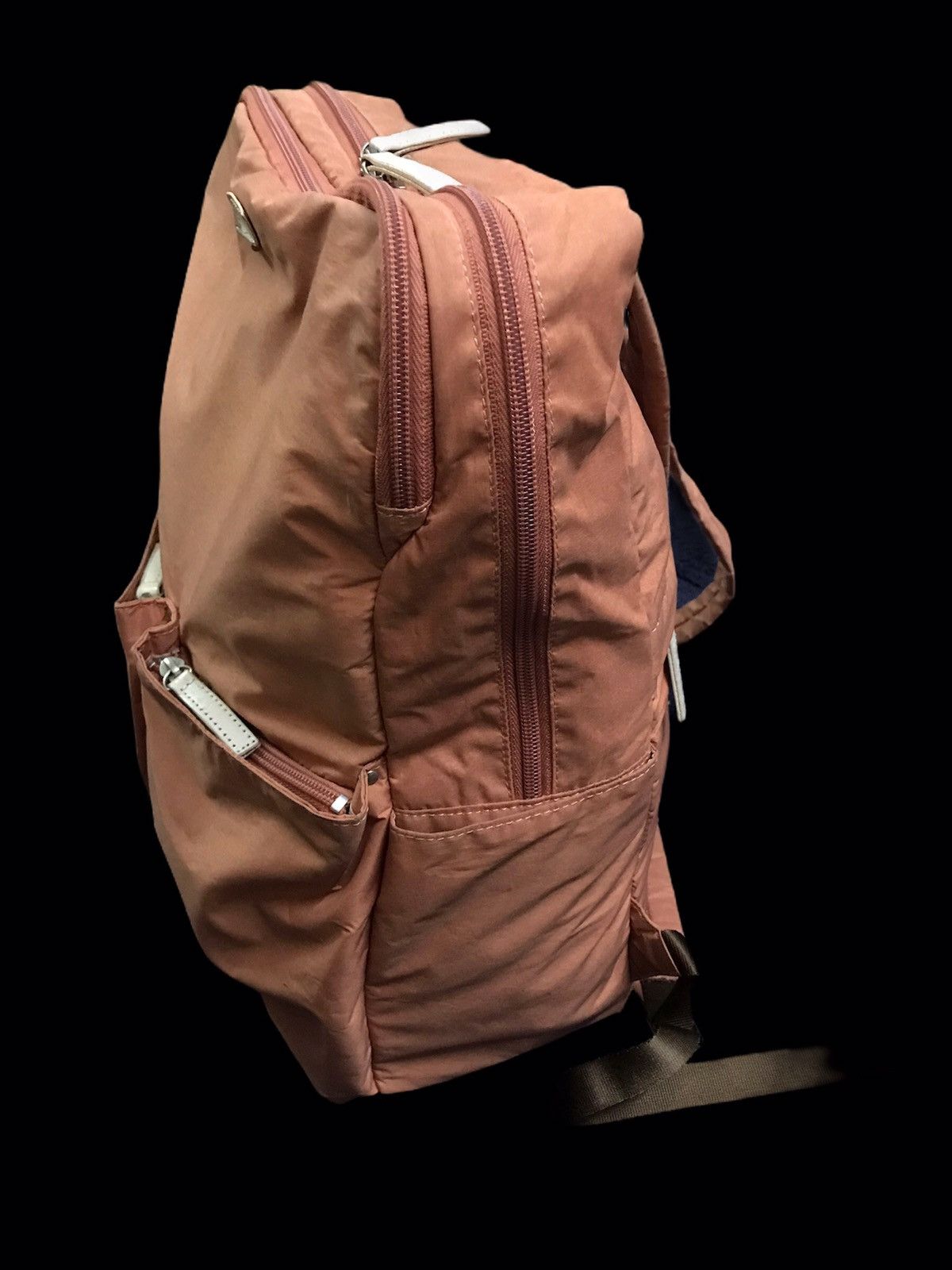 Vintage × Y's × Yohji Yamamoto 🇯🇵 Y’SACCS Orange Nylon Tanker Bag Pack Size ONE SIZE - 5 Thumbnail
