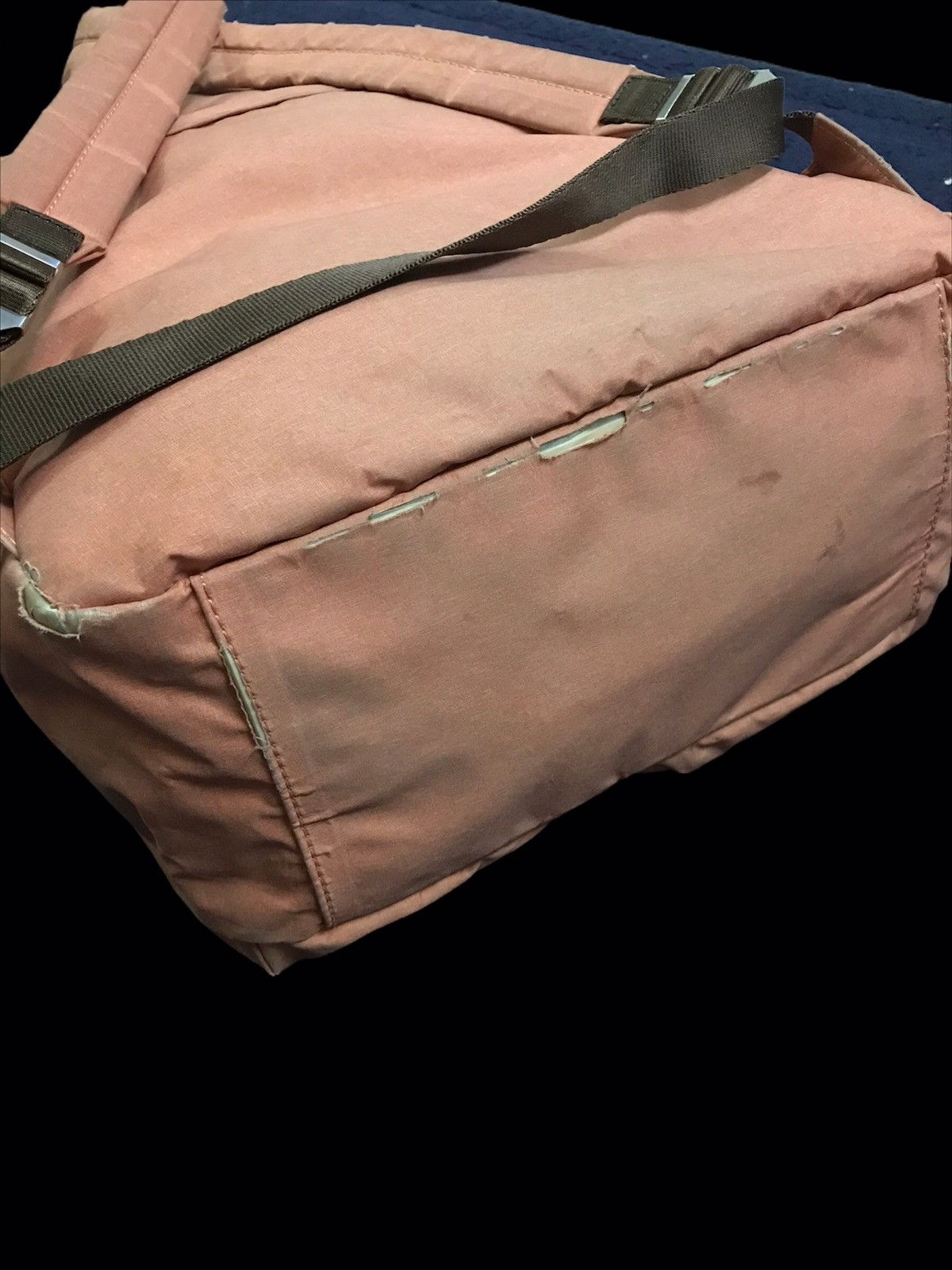 Vintage × Y's × Yohji Yamamoto 🇯🇵 Y’SACCS Orange Nylon Tanker Bag Pack Size ONE SIZE - 12 Thumbnail