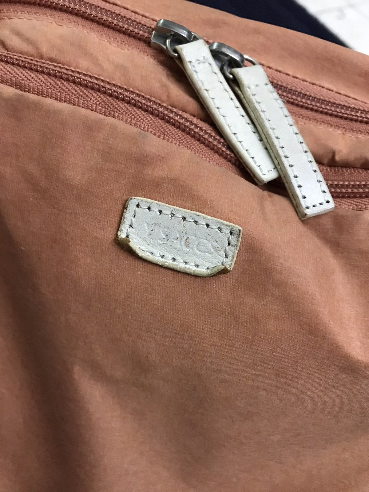 Vintage × Y's × Yohji Yamamoto 🇯🇵 Y’SACCS Orange Nylon Tanker Bag Pack Size ONE SIZE - 3 Thumbnail