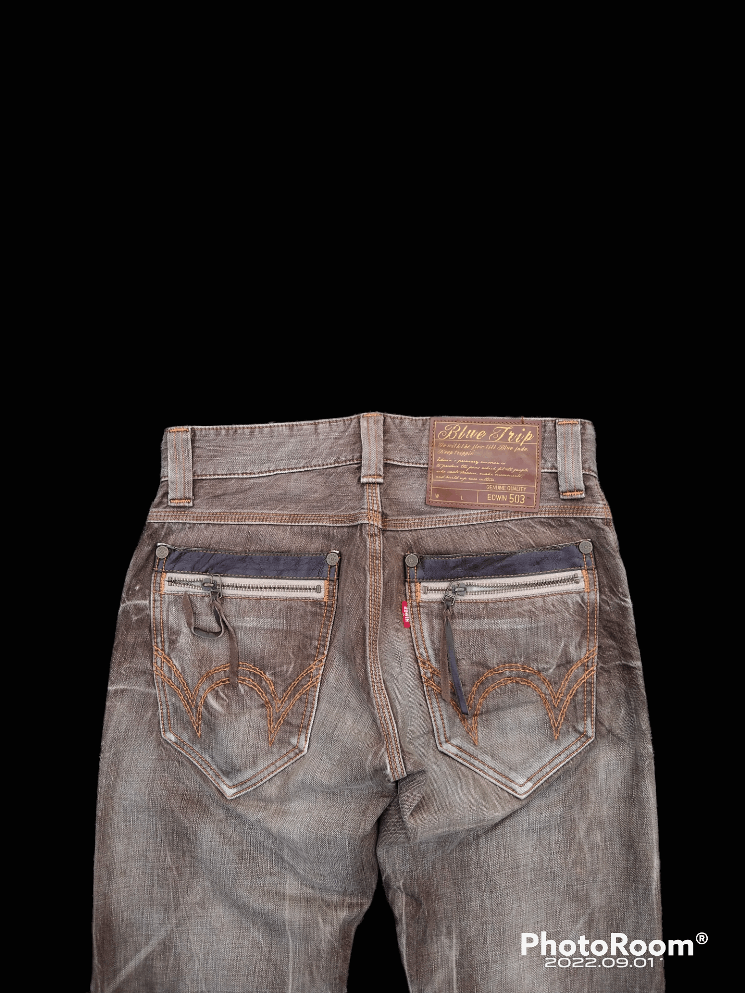 Other SUPER SICK WASHED BROWN⚡EDWIN DENIM PANTS Size US 29 - 4 Thumbnail