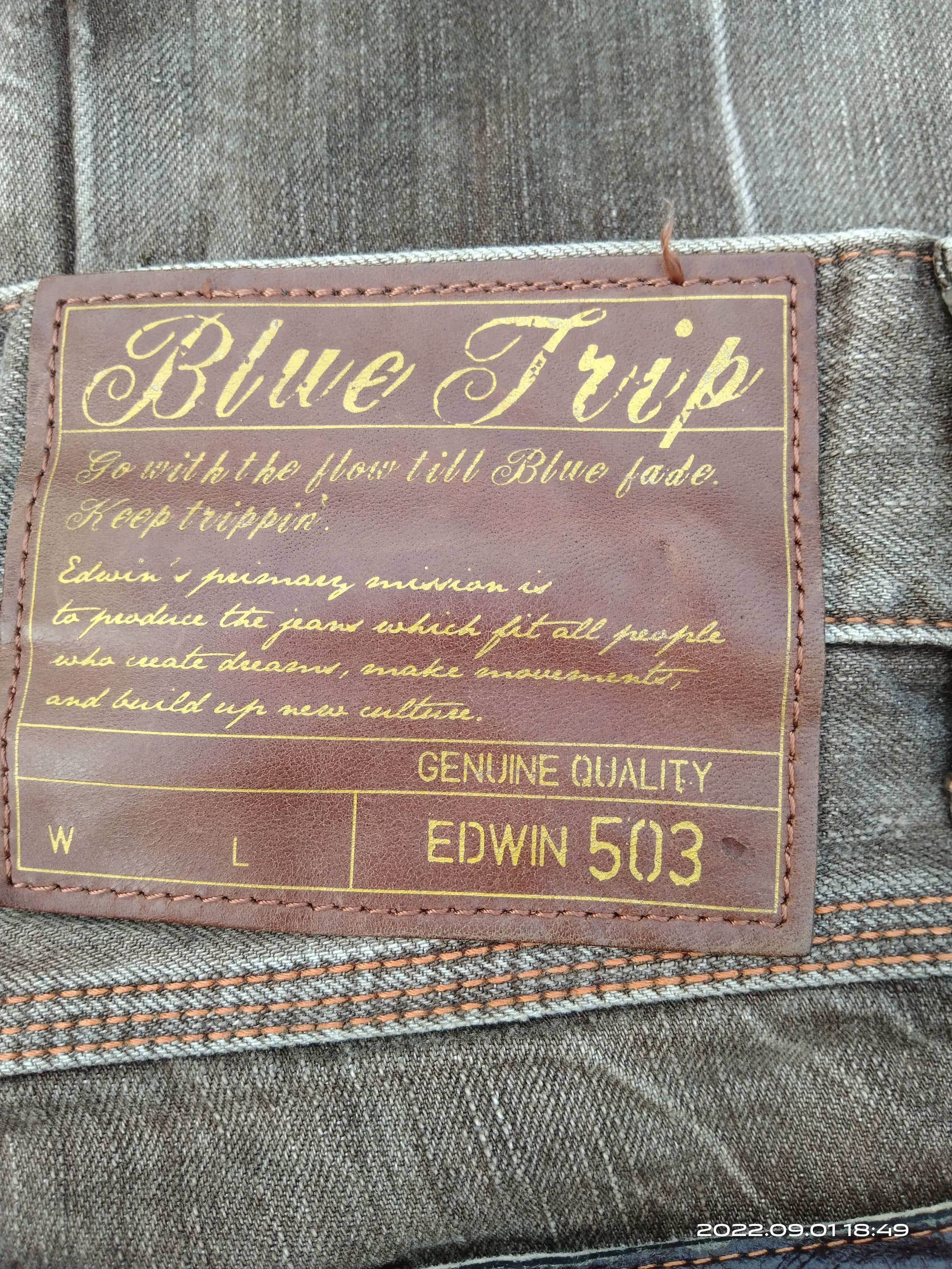 Other SUPER SICK WASHED BROWN⚡EDWIN DENIM PANTS Size US 29 - 7 Thumbnail