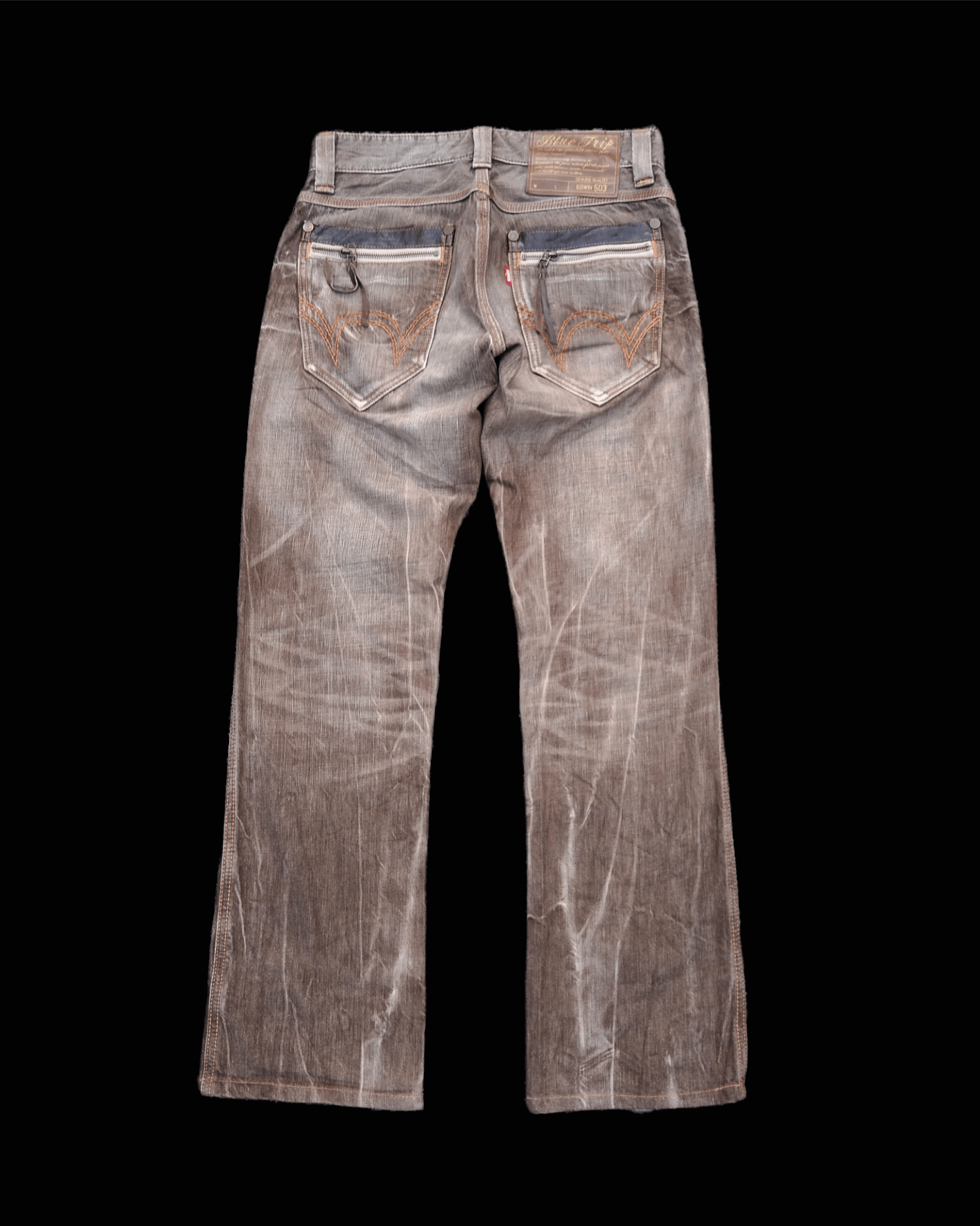Other SUPER SICK WASHED BROWN⚡EDWIN DENIM PANTS Size US 29 - 2 Thumbnail