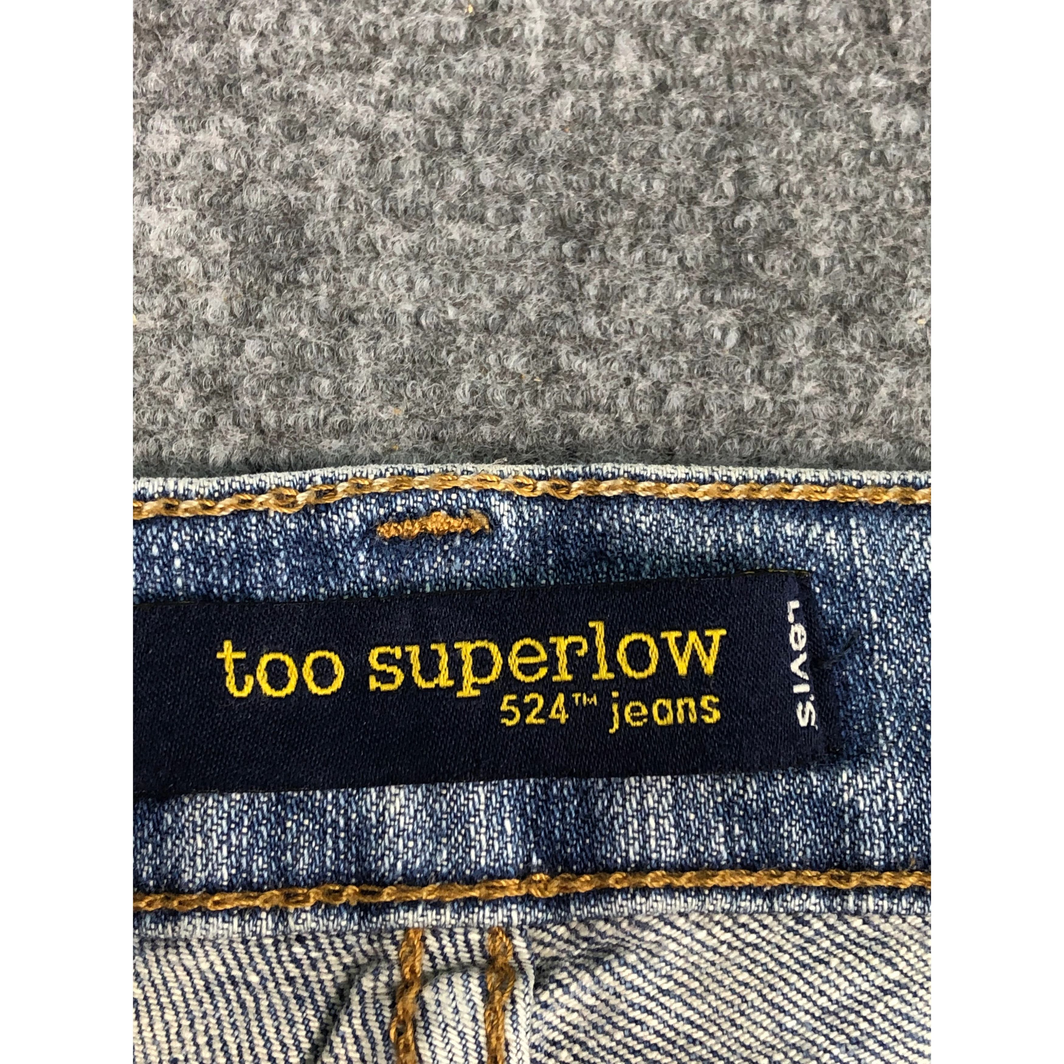 Levi's Vintage Levis 524 Flare Denim Jeans DP0185 Size US 32 / EU 48 - 6 Thumbnail