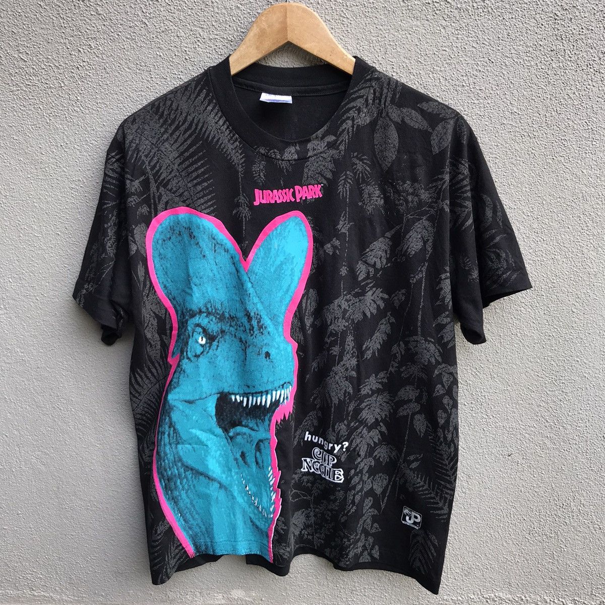 Vintage Vintage 90s JURASSIC PARK all over print tee t rex Size US L / EU 52-54 / 3 - 2 Thumbnail