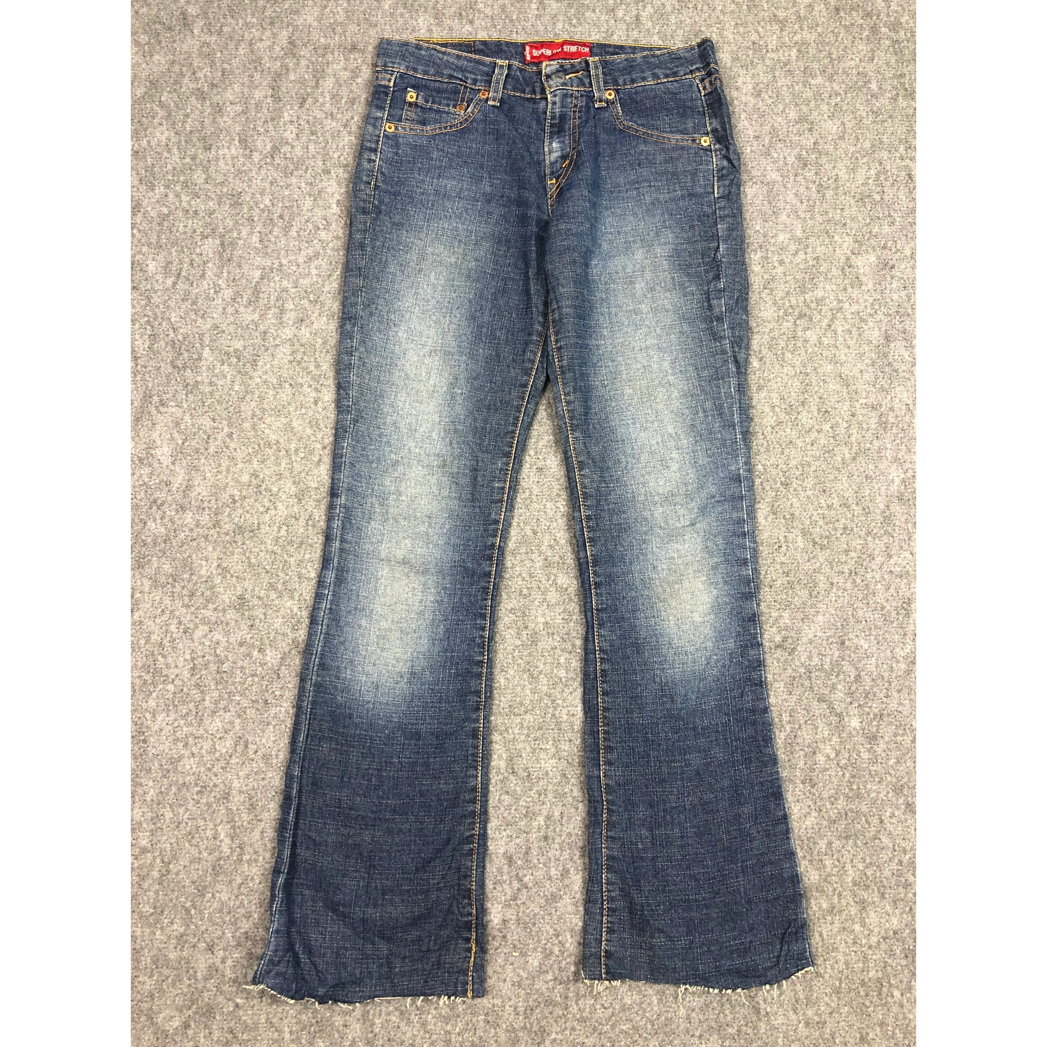 Levi's Vintage Levis 518 Blue Bootcut Flare Jeans DP0176 Size US 29 - 1 Thumbnail
