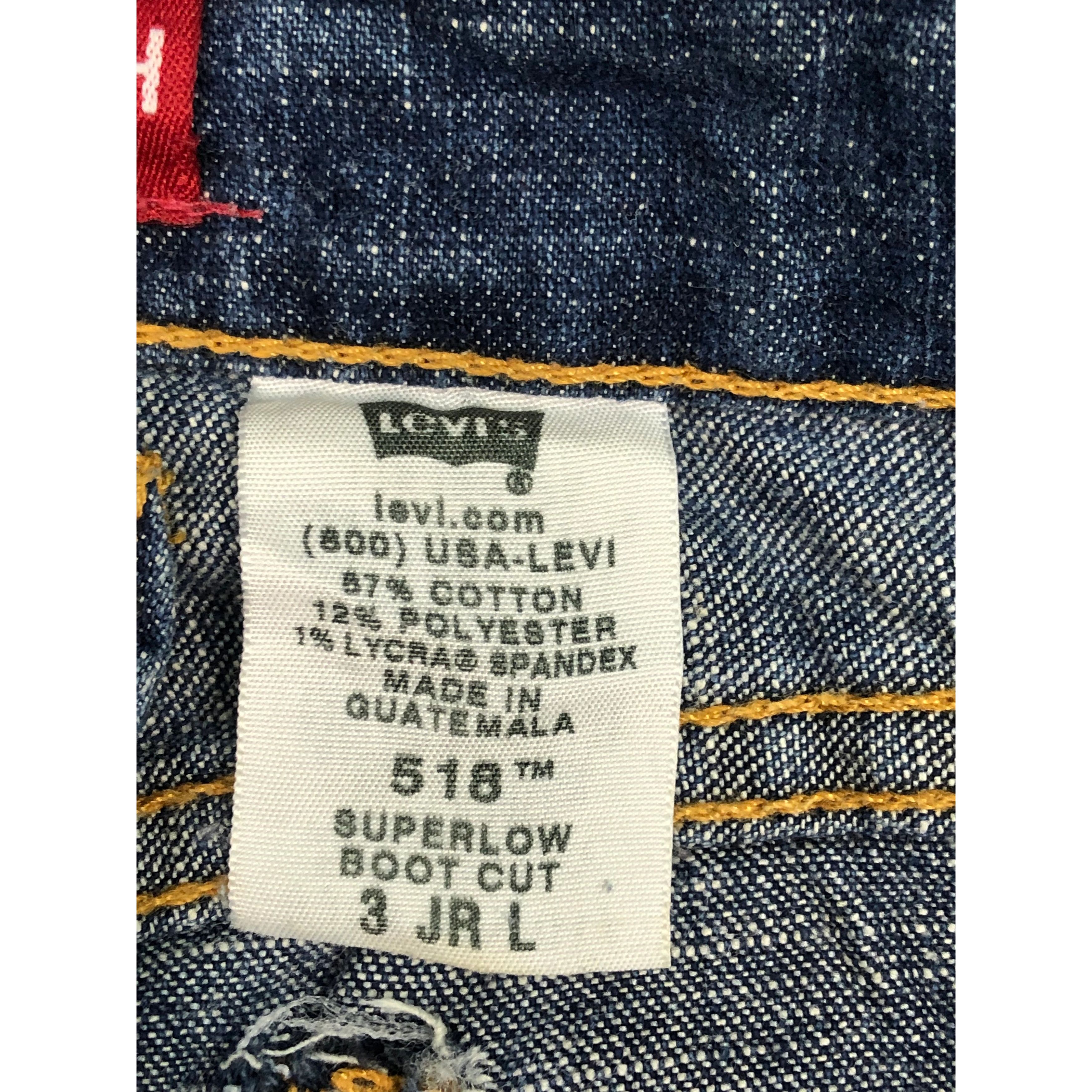 Levi's Vintage Levis 518 Blue Bootcut Flare Jeans DP0176 Size US 29 - 7 Thumbnail