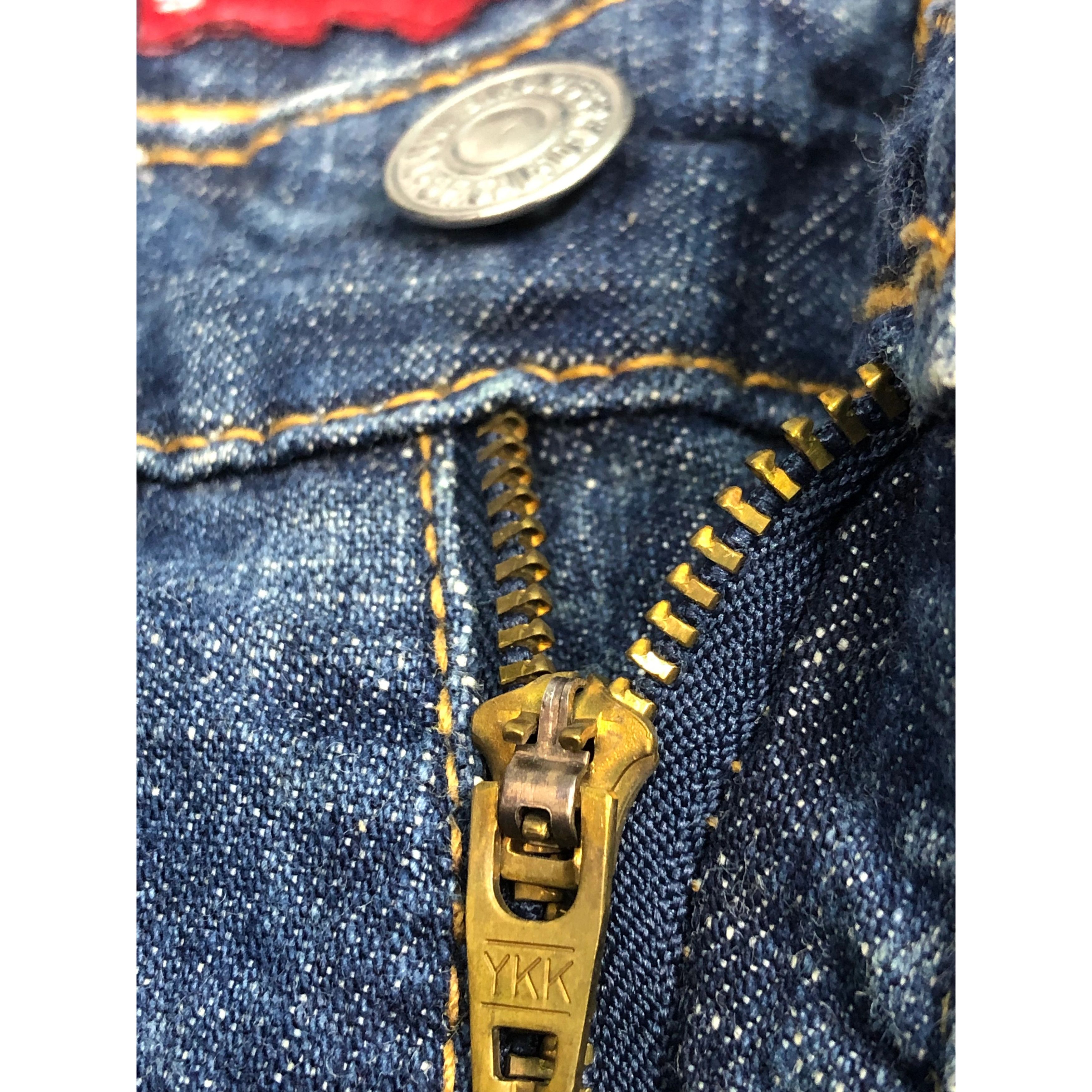 Levi's Vintage Levis 518 Blue Bootcut Flare Jeans DP0176 Size US 29 - 8 Thumbnail