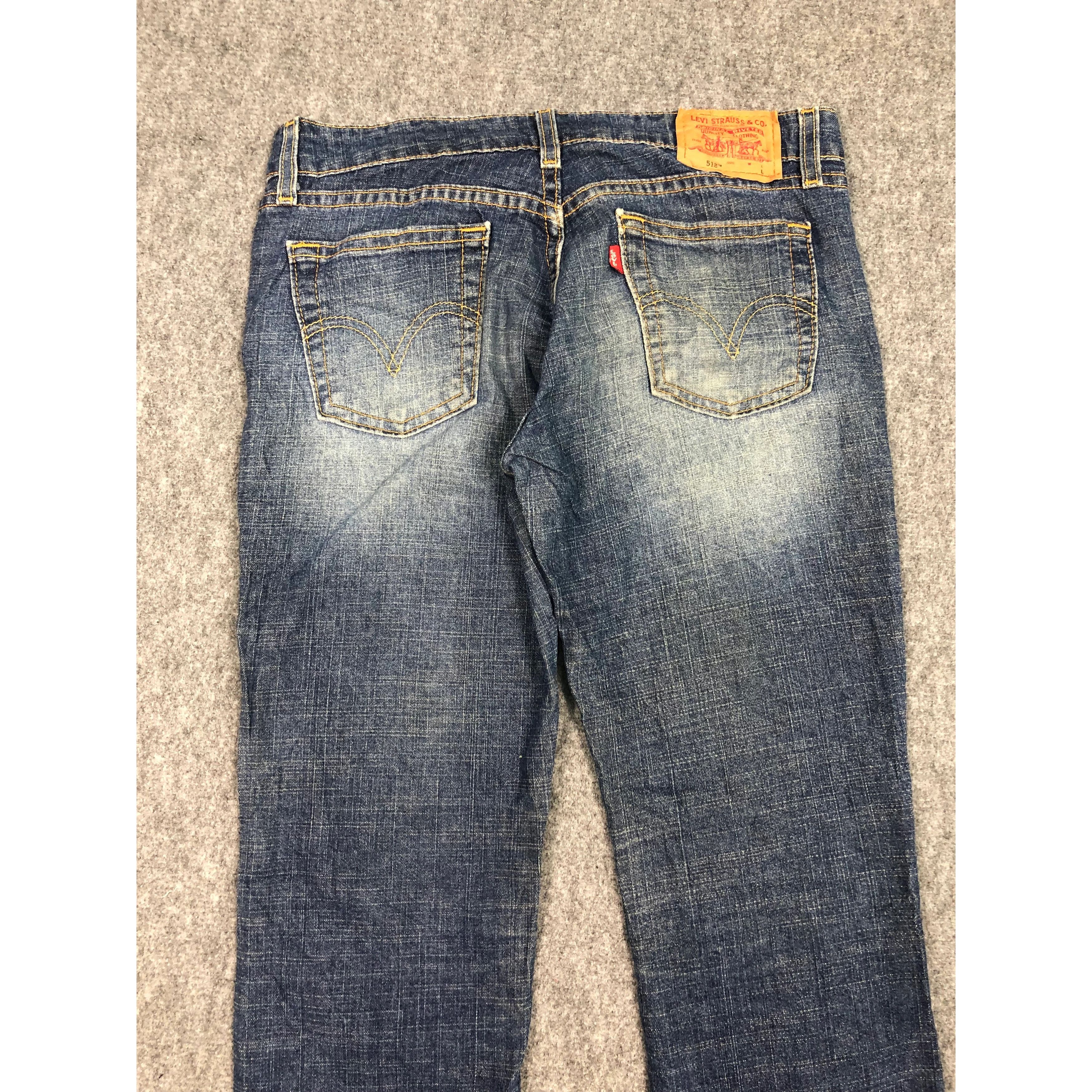 Levi's Vintage Levis 518 Blue Bootcut Flare Jeans DP0176 Size US 29 - 4 Thumbnail