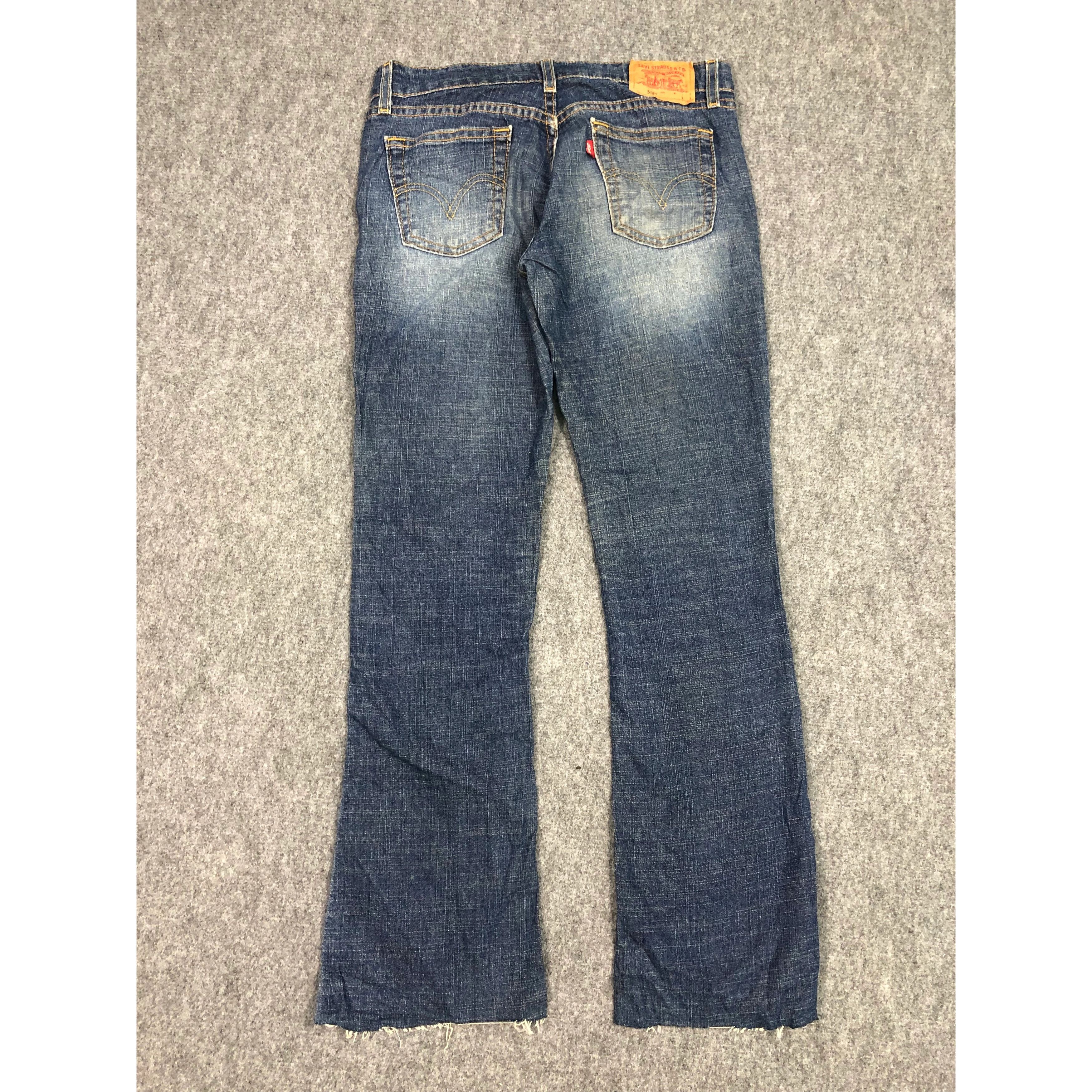 Levi's Vintage Levis 518 Blue Bootcut Flare Jeans DP0176 Size US 29 - 2 Thumbnail
