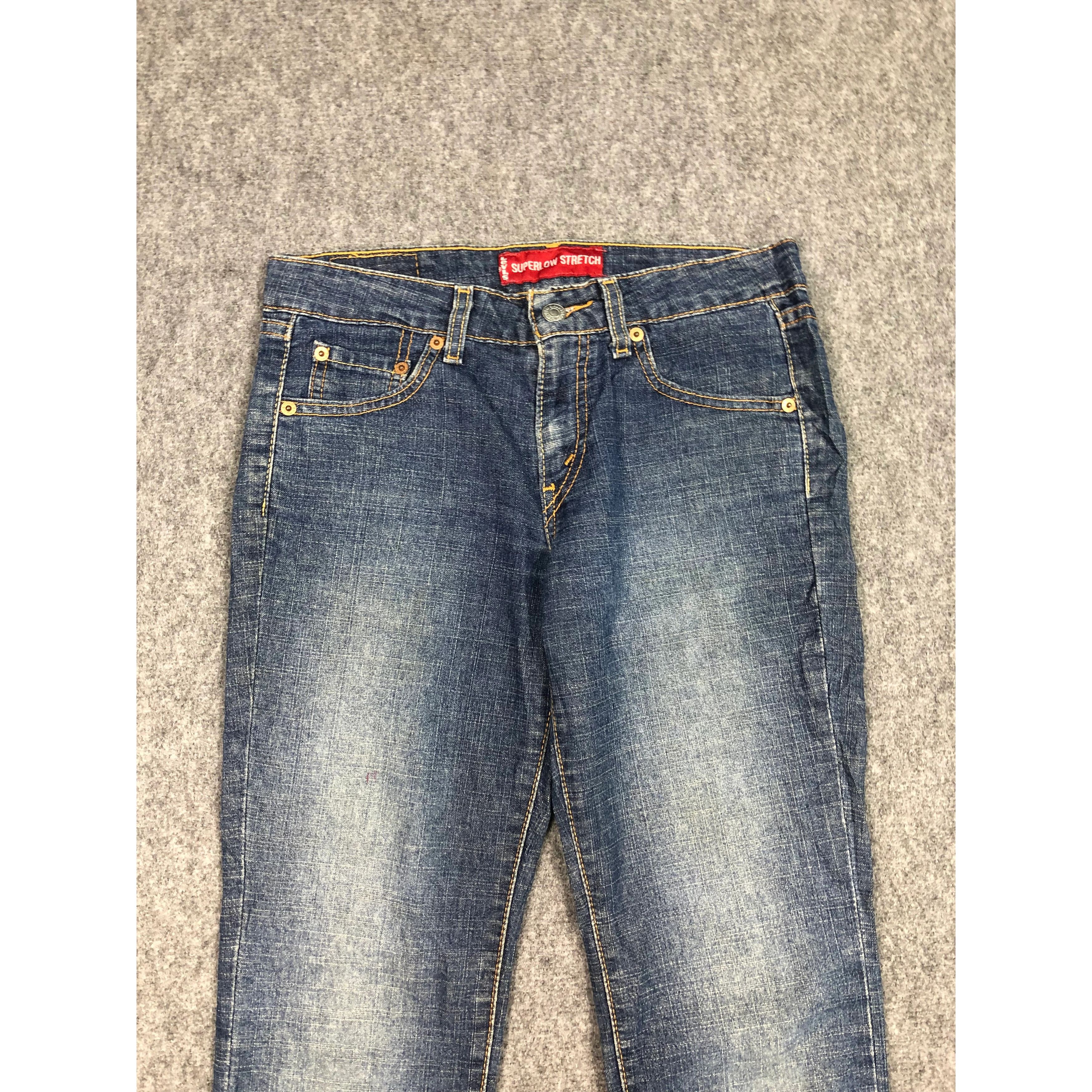 Levi's Vintage Levis 518 Blue Bootcut Flare Jeans DP0176 Size US 29 - 3 Thumbnail