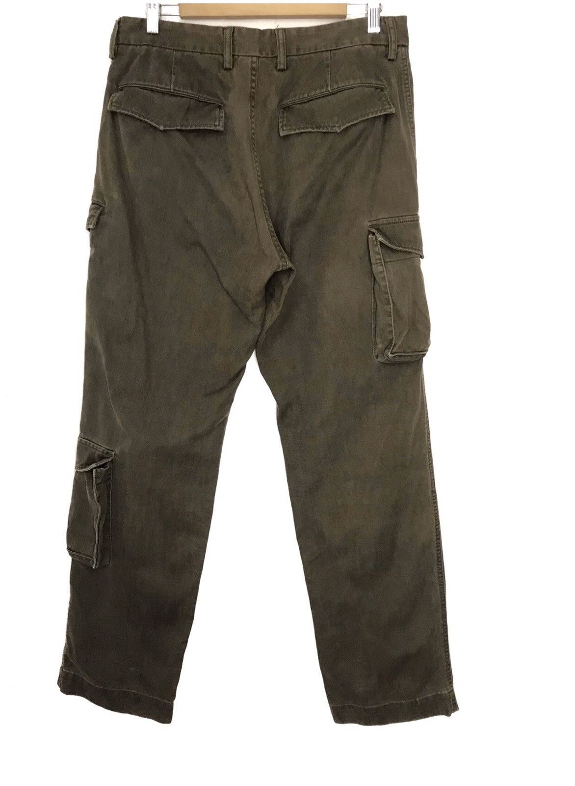 20471120 × Japanese Brand Surplus x Blue Way Multi Pocket Tactical Army Green Pants Size US 34 / EU 50 - 5 Thumbnail