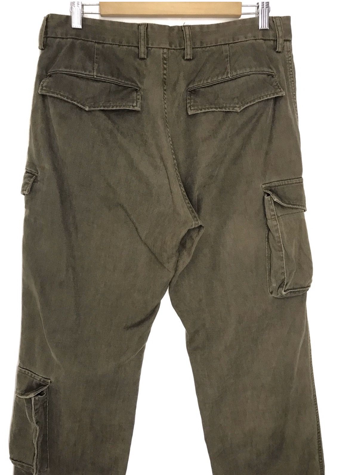20471120 × Japanese Brand Surplus x Blue Way Multi Pocket Tactical Army Green Pants Size US 34 / EU 50 - 6 Thumbnail